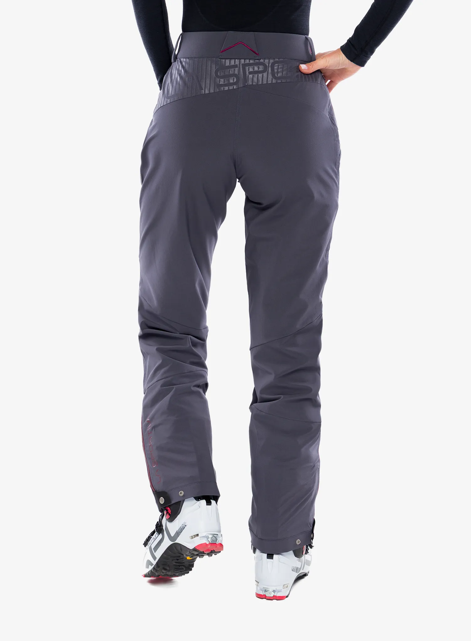 Ženske softshell hlače La Sportiva Orizon Pant - onyx/redwood