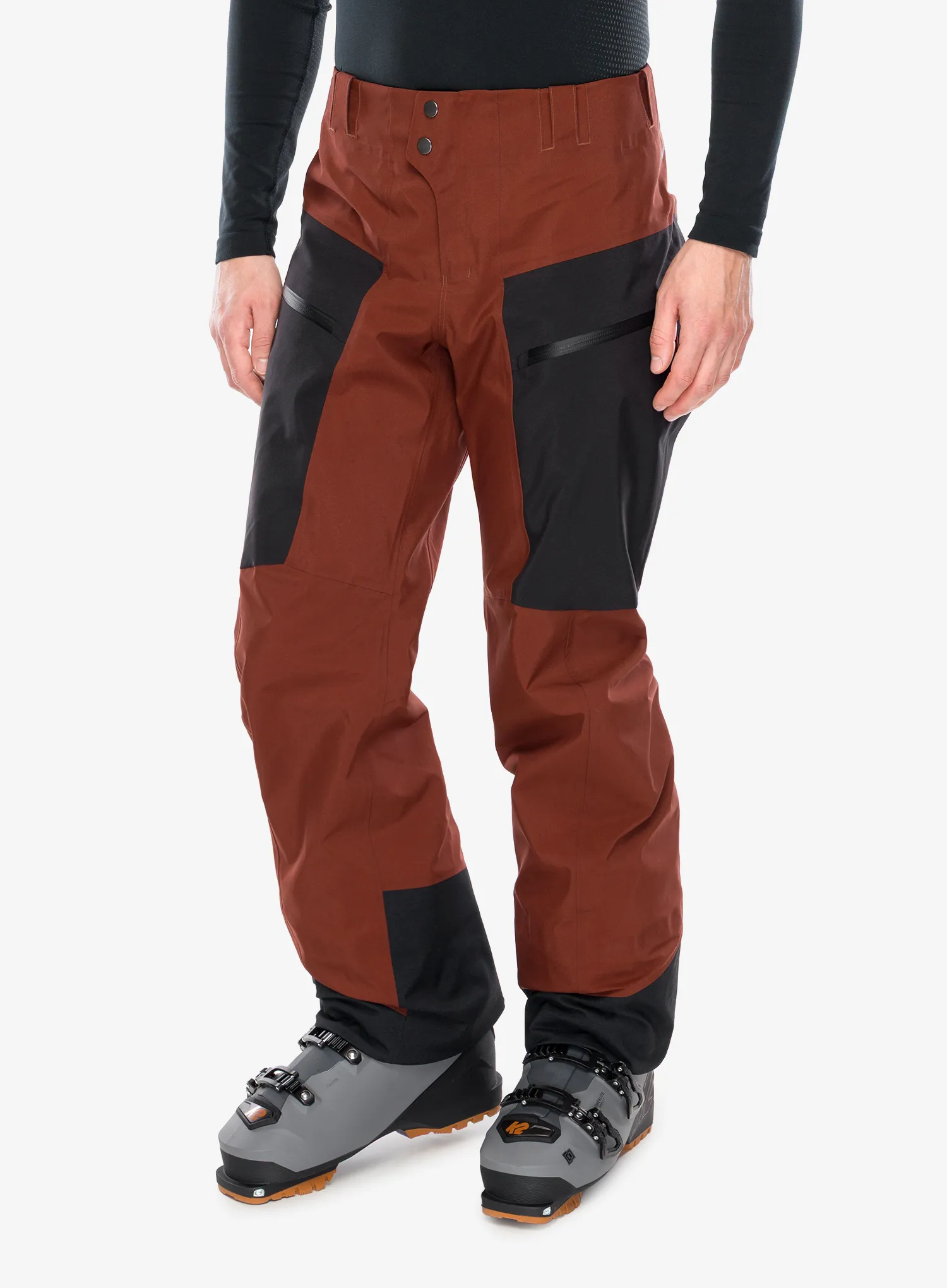 GORE TEX hlače Patagonia PowSlayer Pants - dried vanilla