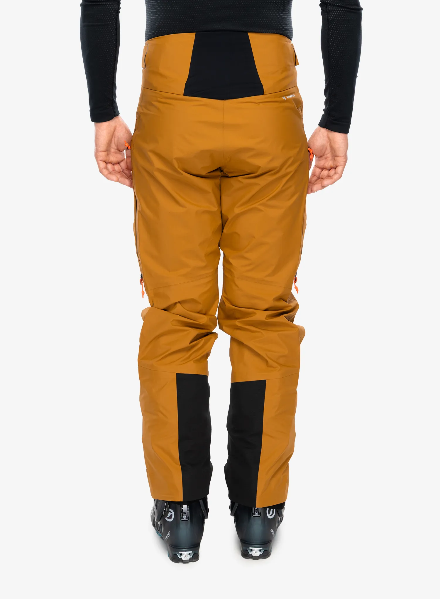 Nepremočljive hlače Salewa Sella 3L PTX Pant - golden brown