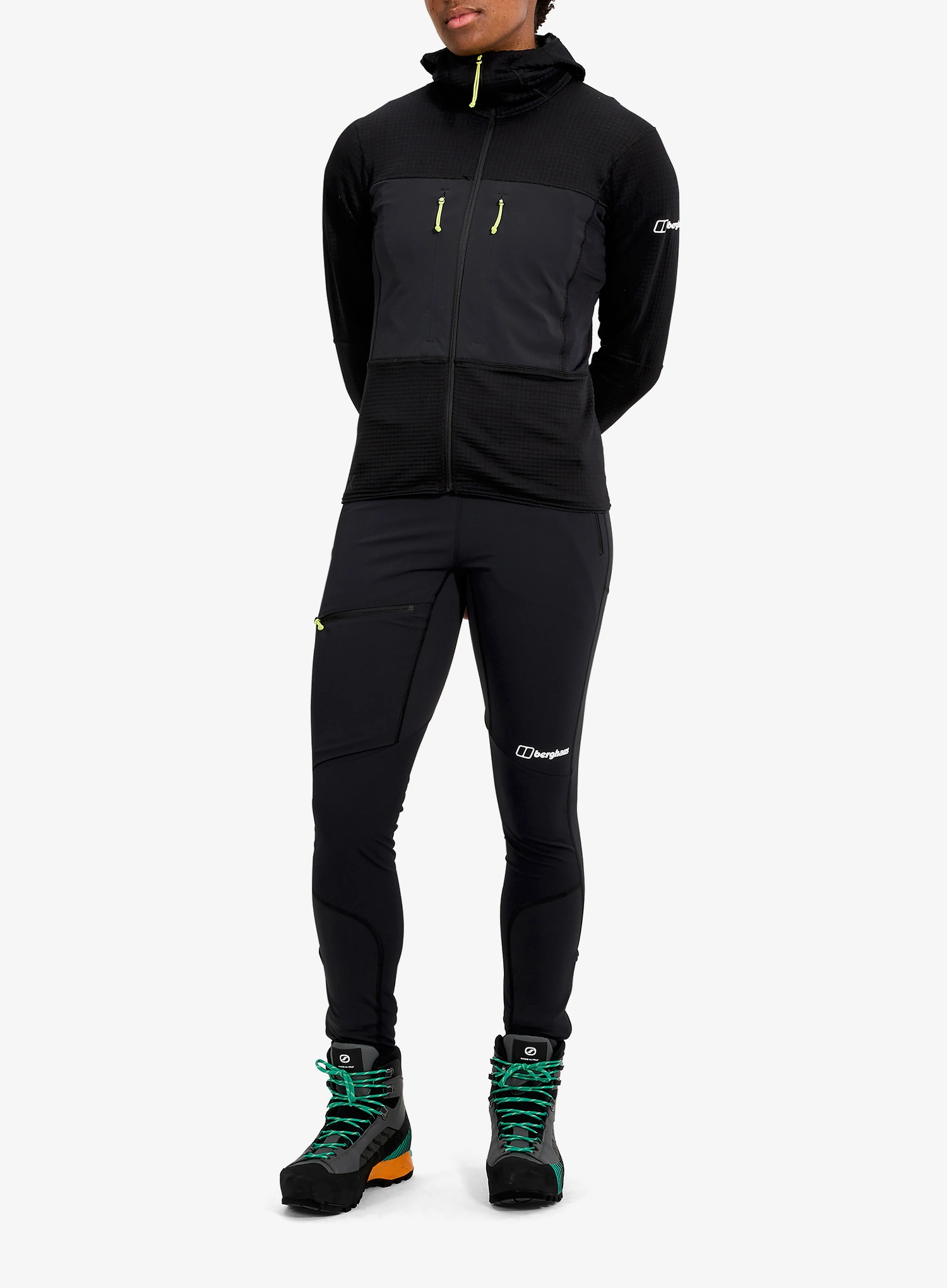 Ženske softshell hlače Berghaus MTN Guide Alpine Legging - black
