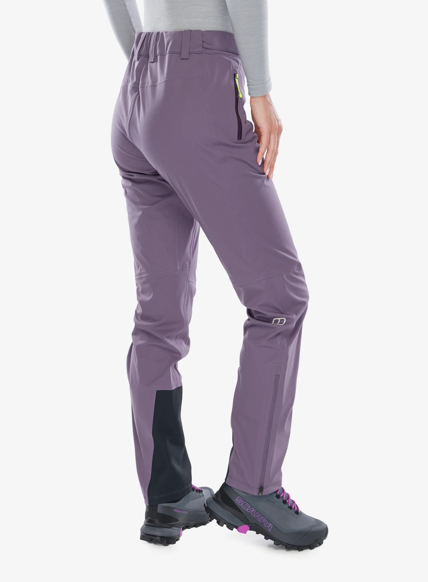 Ženske softshell hlače Berghaus Ridge-Roamer 3L WP Softshell Pant - purple planet