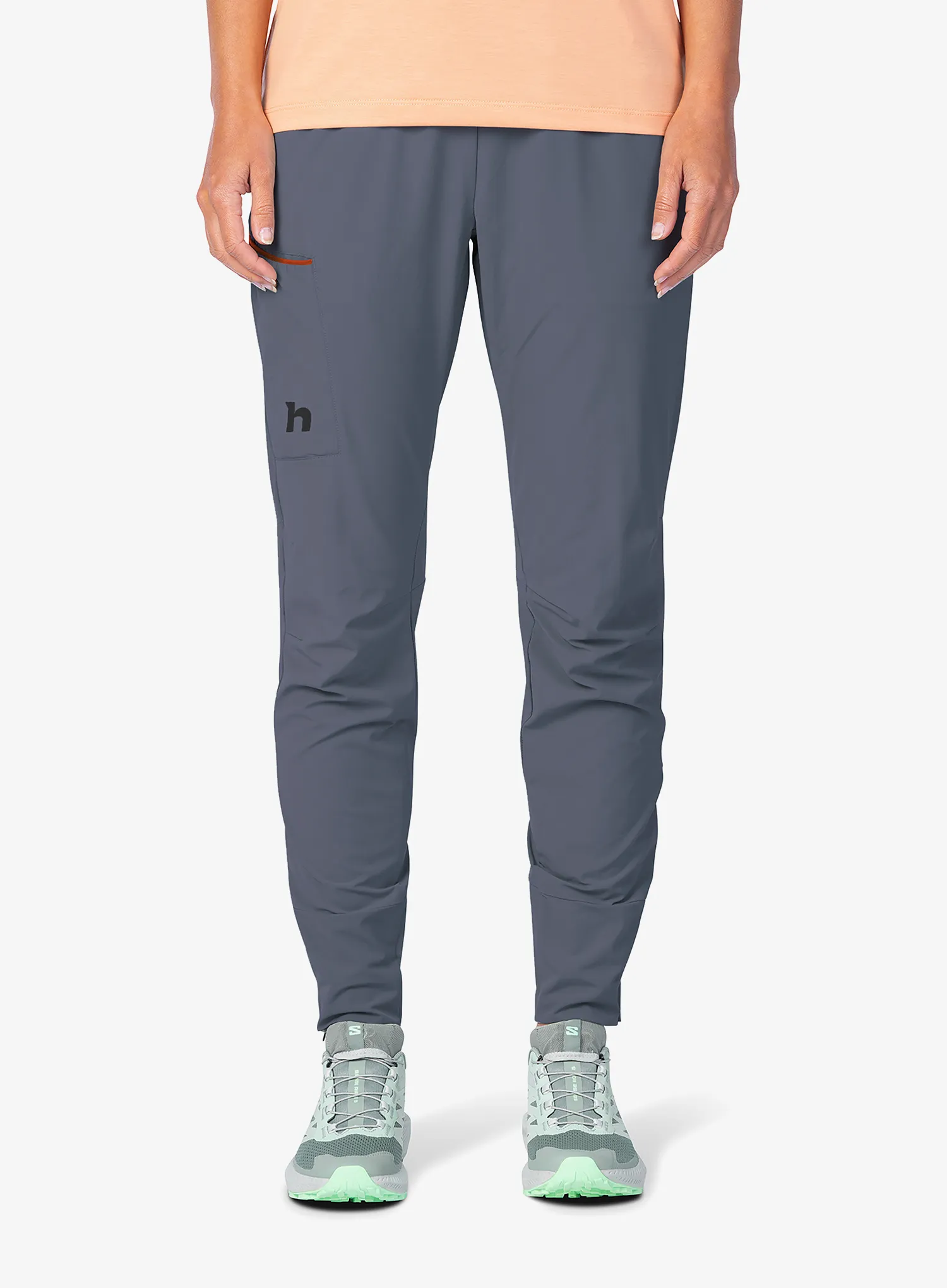 Ženske softshell hlače Hannah Tagi - grisaille