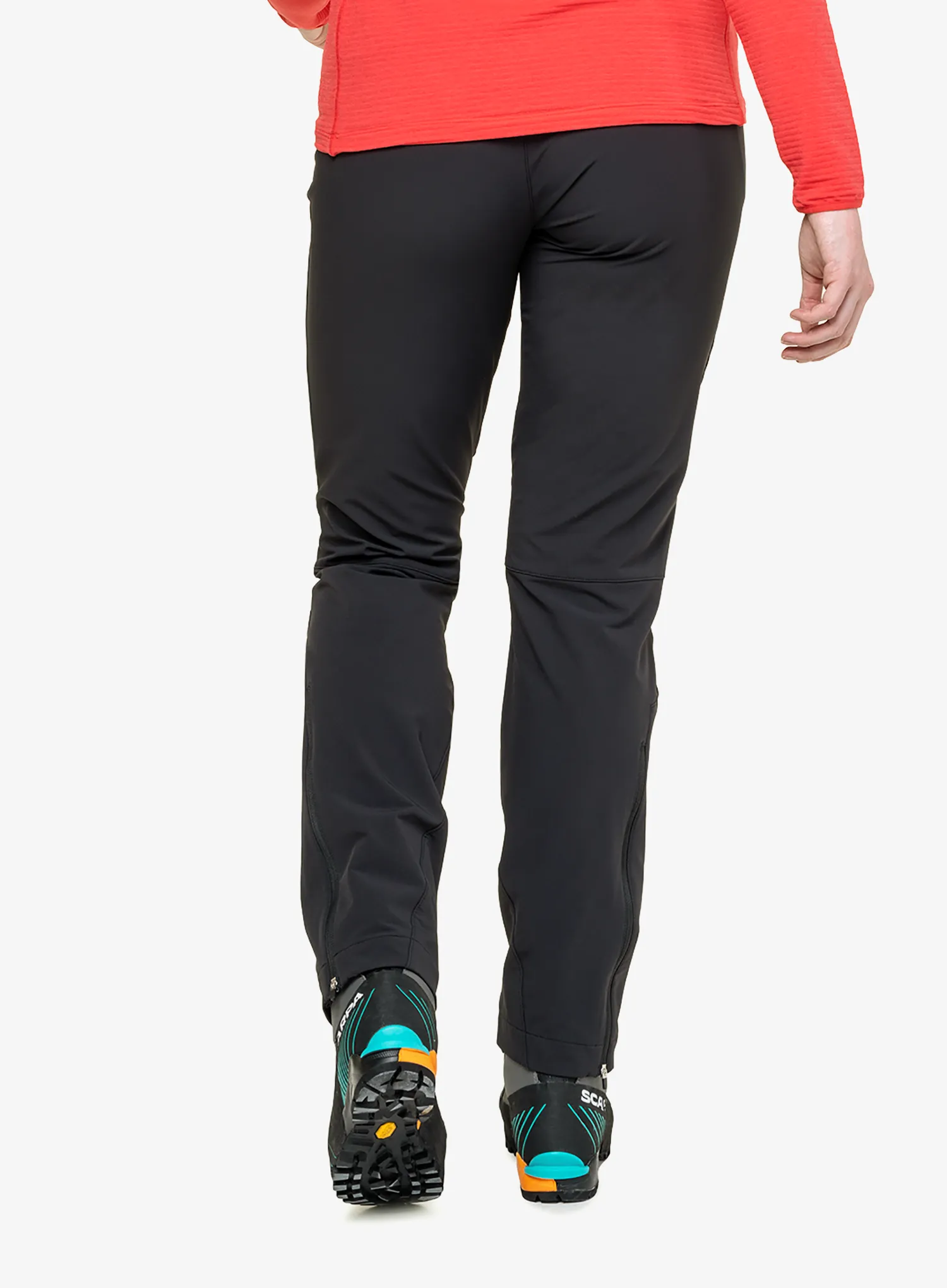 Ženske softshell hlače Mountain Equipment Chamois Pant - black/black