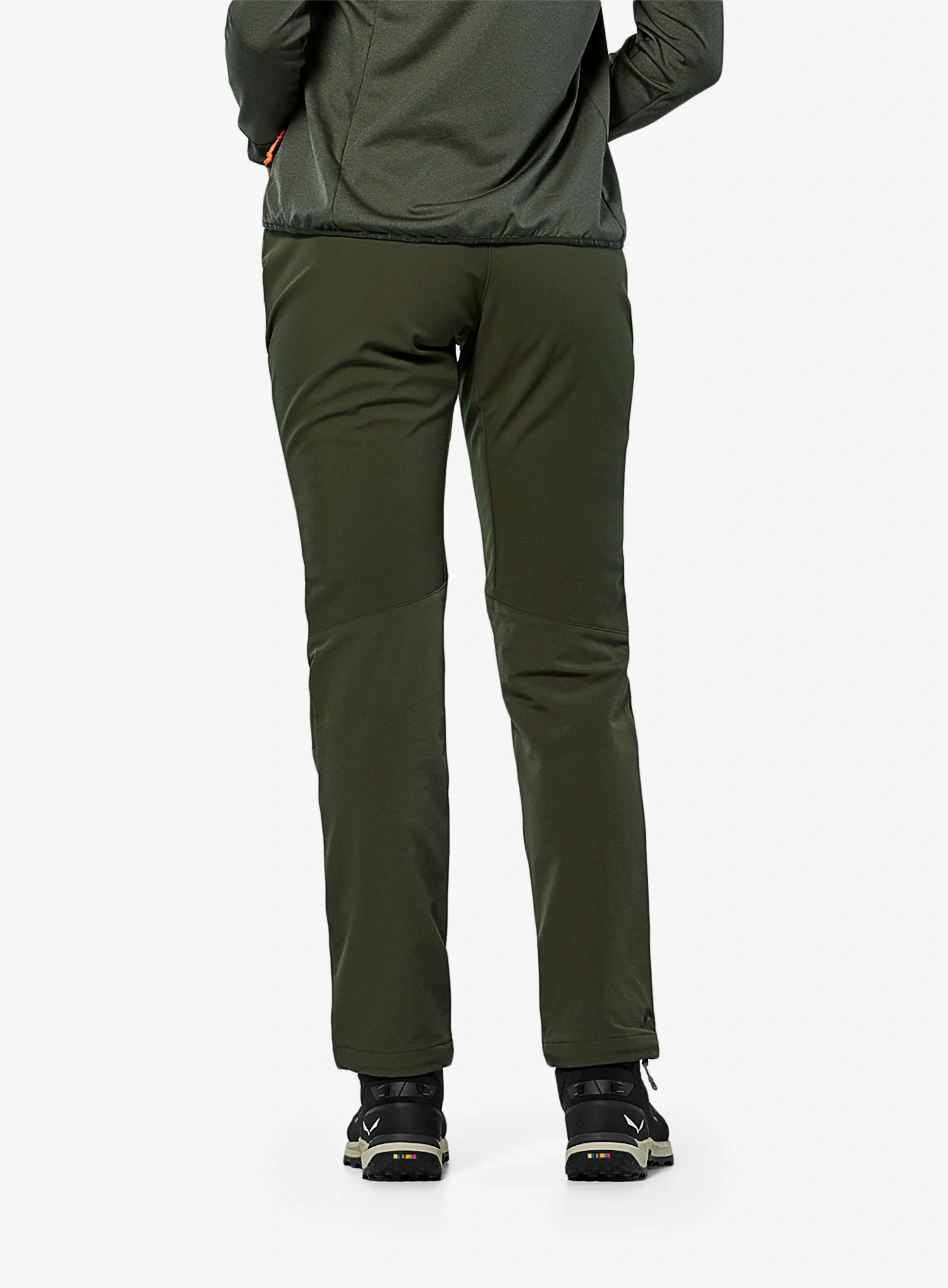 Ženske softshell hlače Salewa Puez Dolomia 2 Pants - dark olive