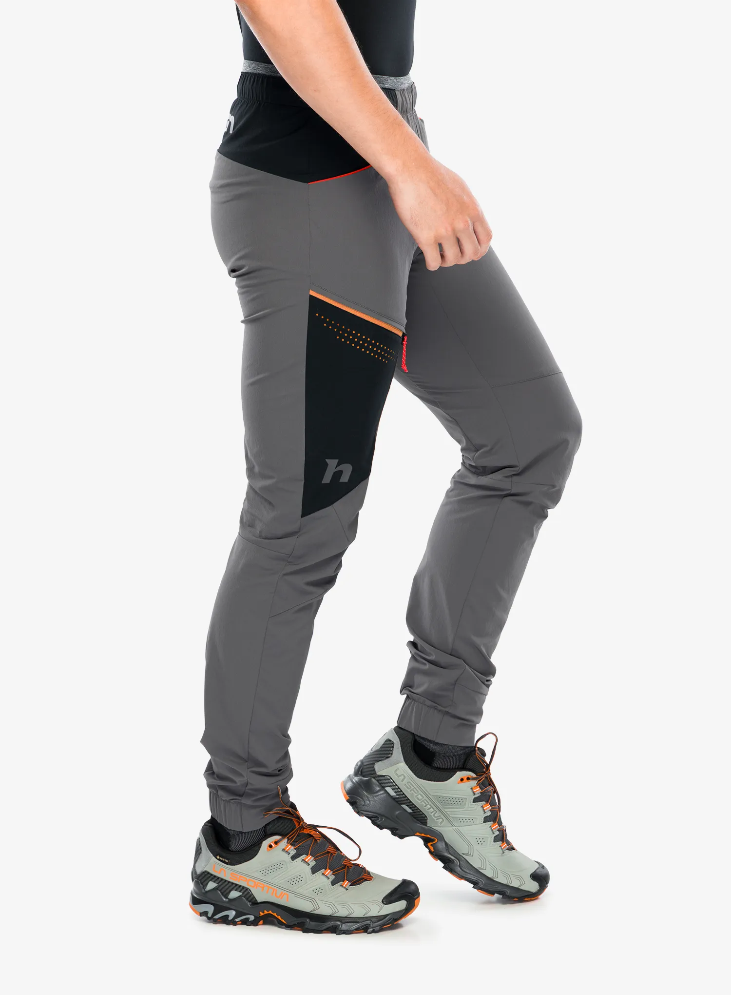 Softshell hlače Hannah Taget - pavement/anthracite