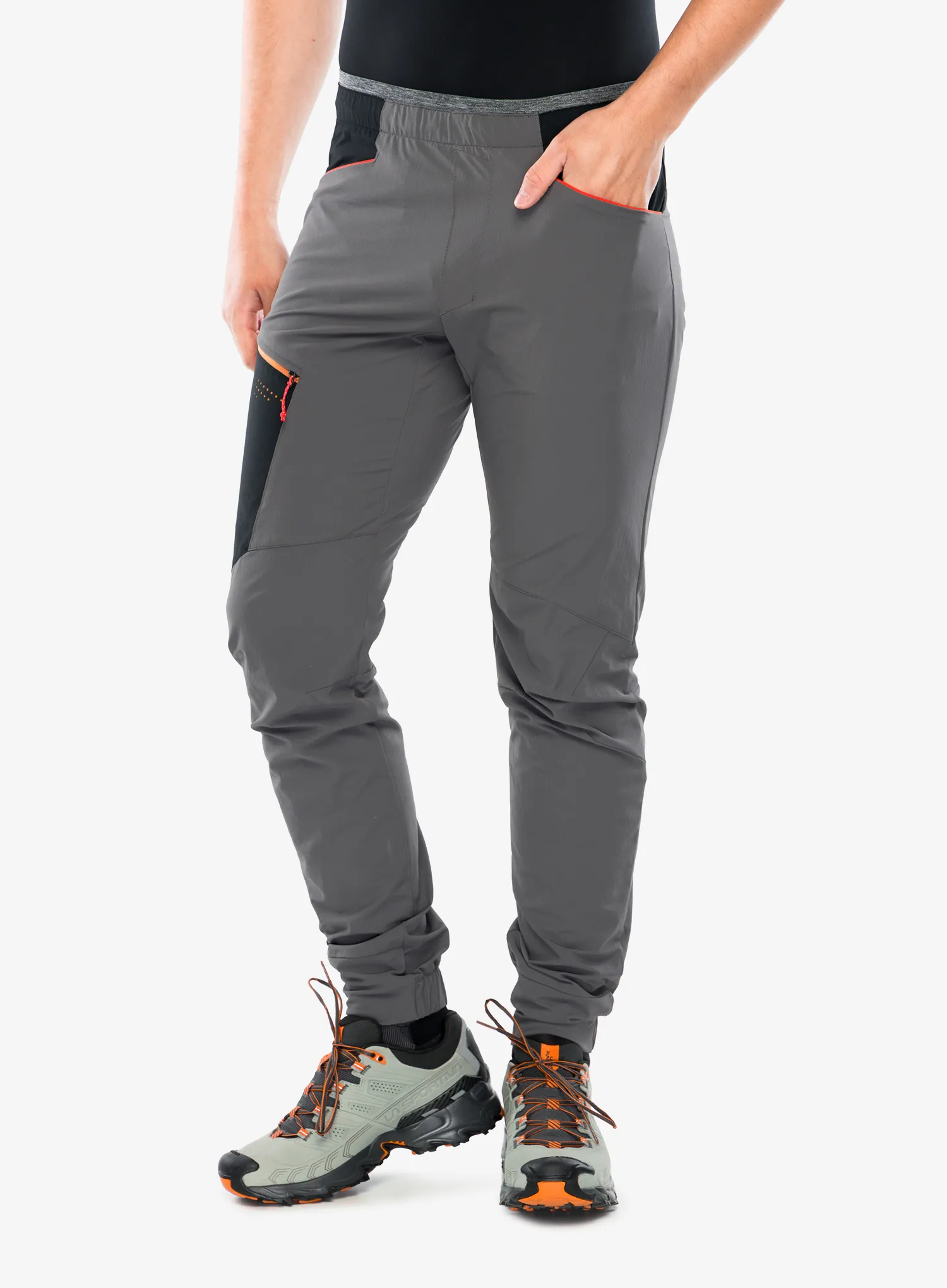 Softshell hlače Hannah Taget - pavement/anthracite