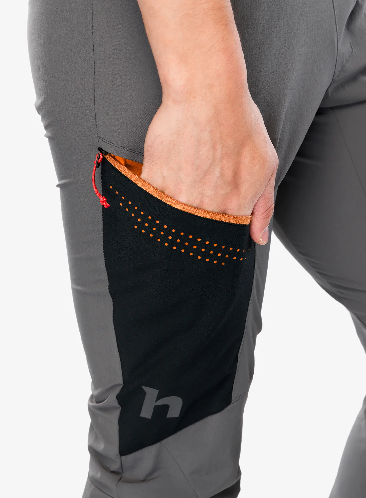 Softshell hlače Hannah Taget - pavement/anthracite