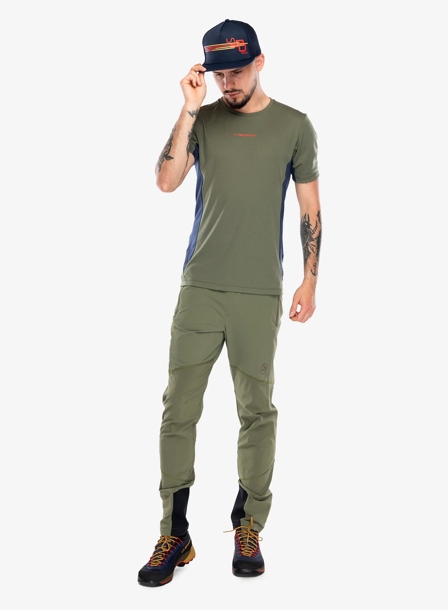 Softshell hlače La Sportiva Aequilibrium Speed Pants - cypress/redwood