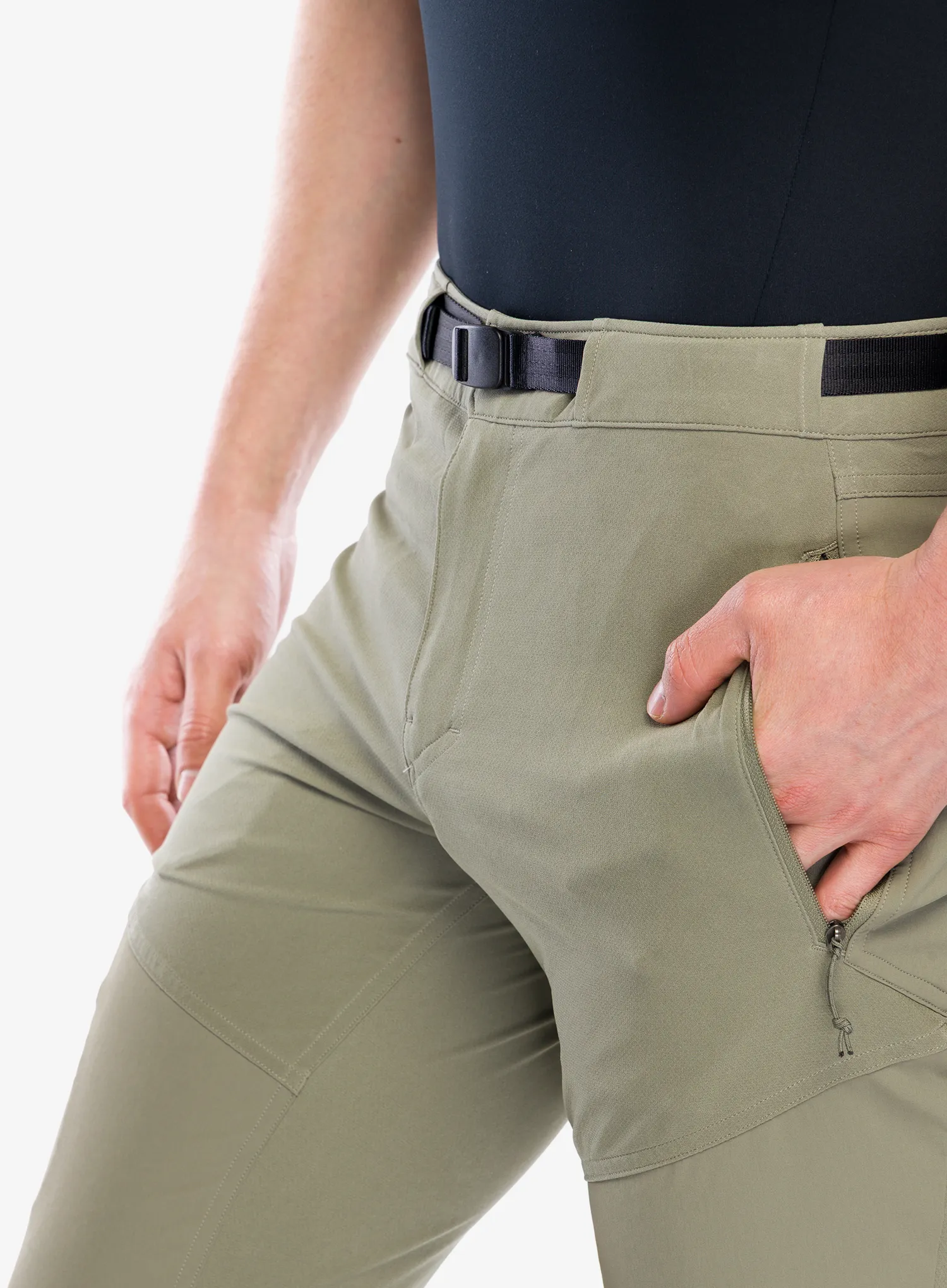 Softshell hlače Patagonia Terravia Alpine Pants - river rock green