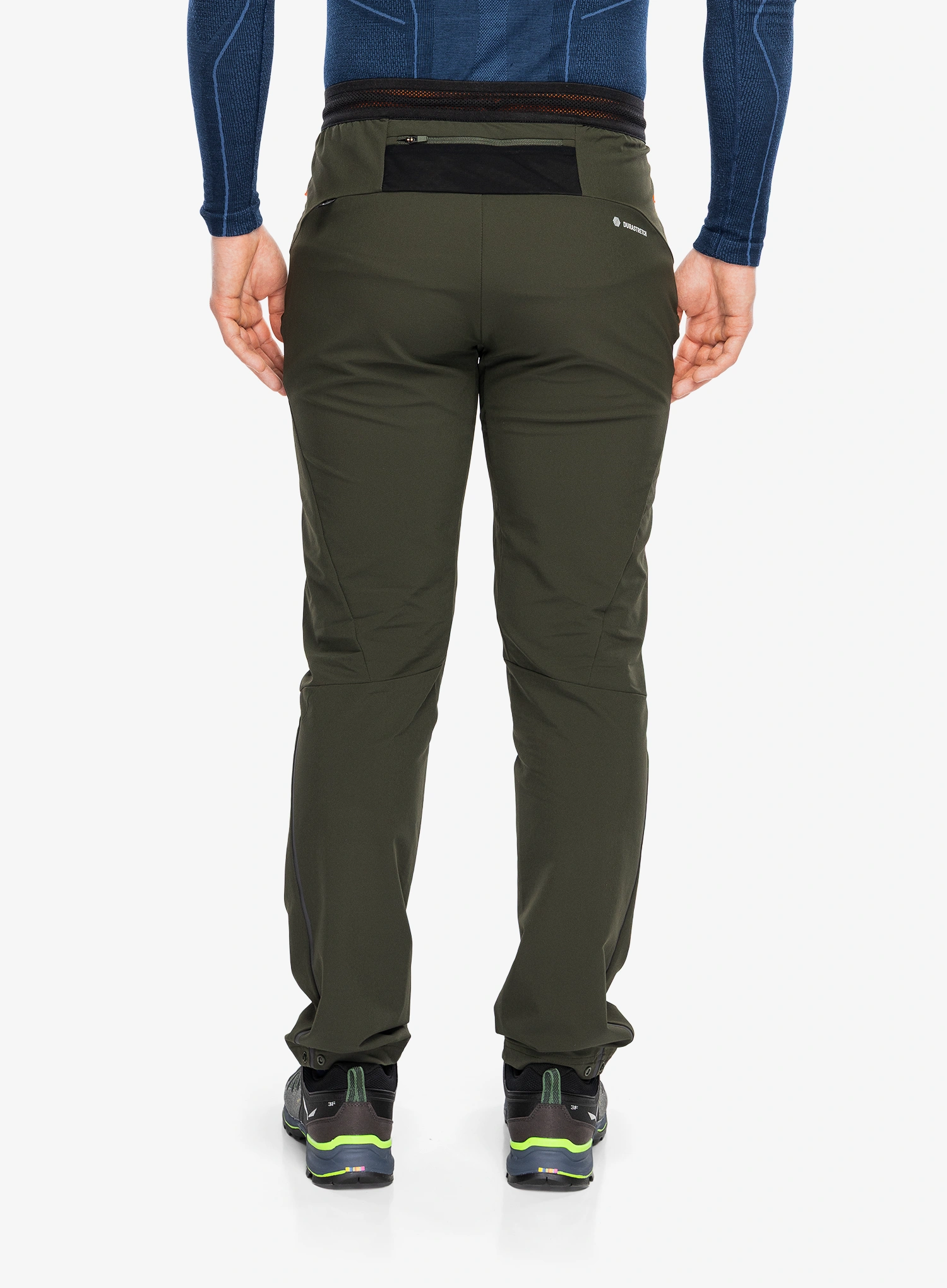Softshell hlače Salewa Pedroc 2 DST Regular Pant - dark olive