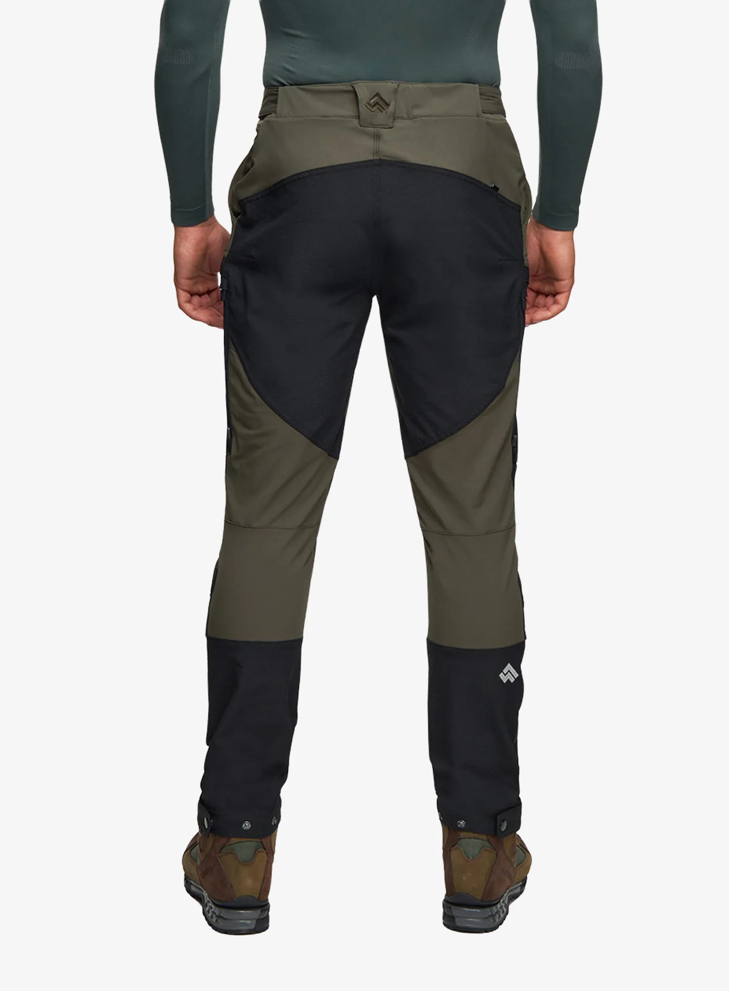 Pohodne hlače Alpinus Pular - black/olive