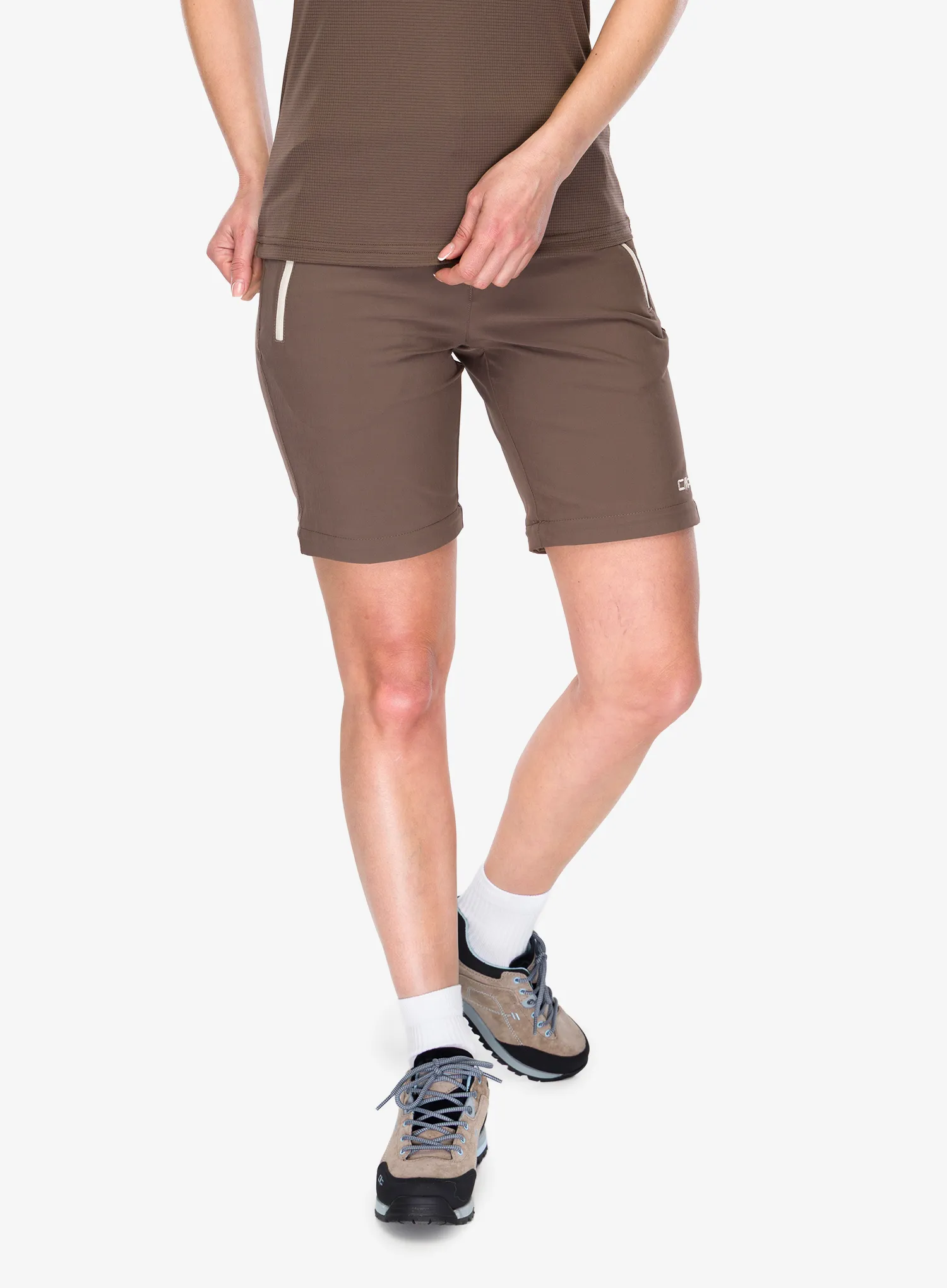 Ženske treking hlače CMP Evelynn Zip Off Pant - toffee