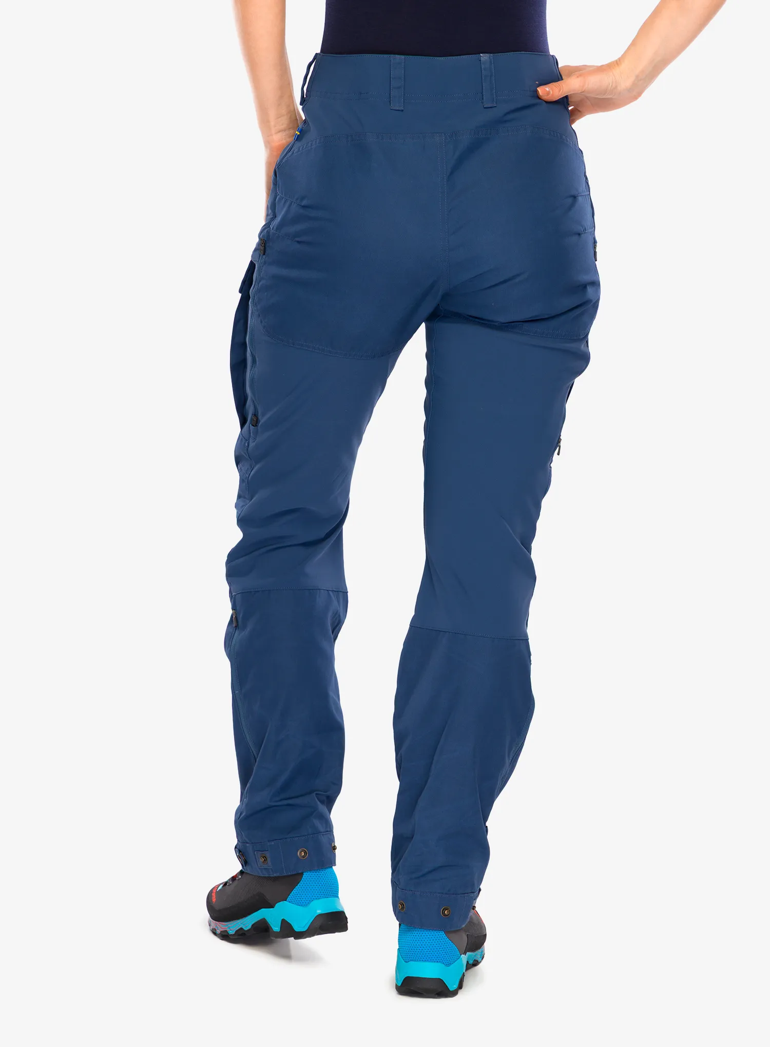 Ženske treking hlače Fjallraven Keb Trousers - indigo blue