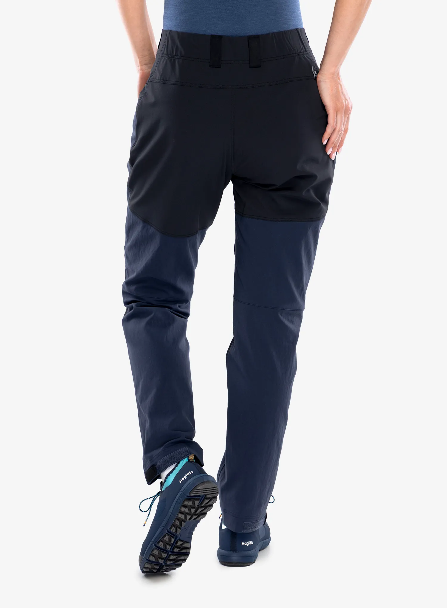Ženske treking hlače Haglofs Mid Standard Pant - tarn blue/true black