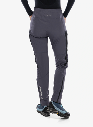 Ženske treking hlače La Sportiva Aequilibrium Speed Tights - onyx/chalk