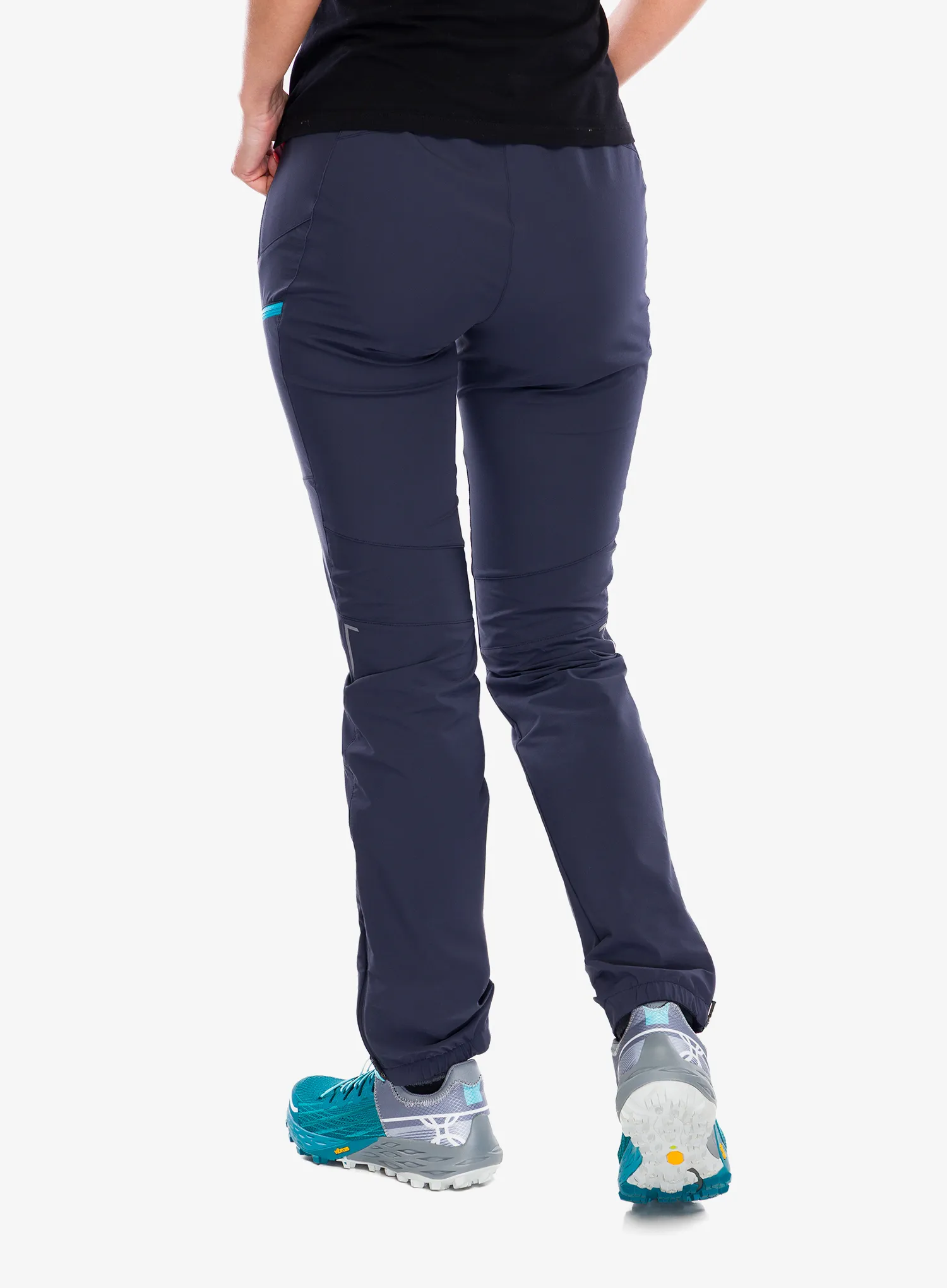 Ženske treking hlače Montura Ledge Pants - graphite blue/turquoise