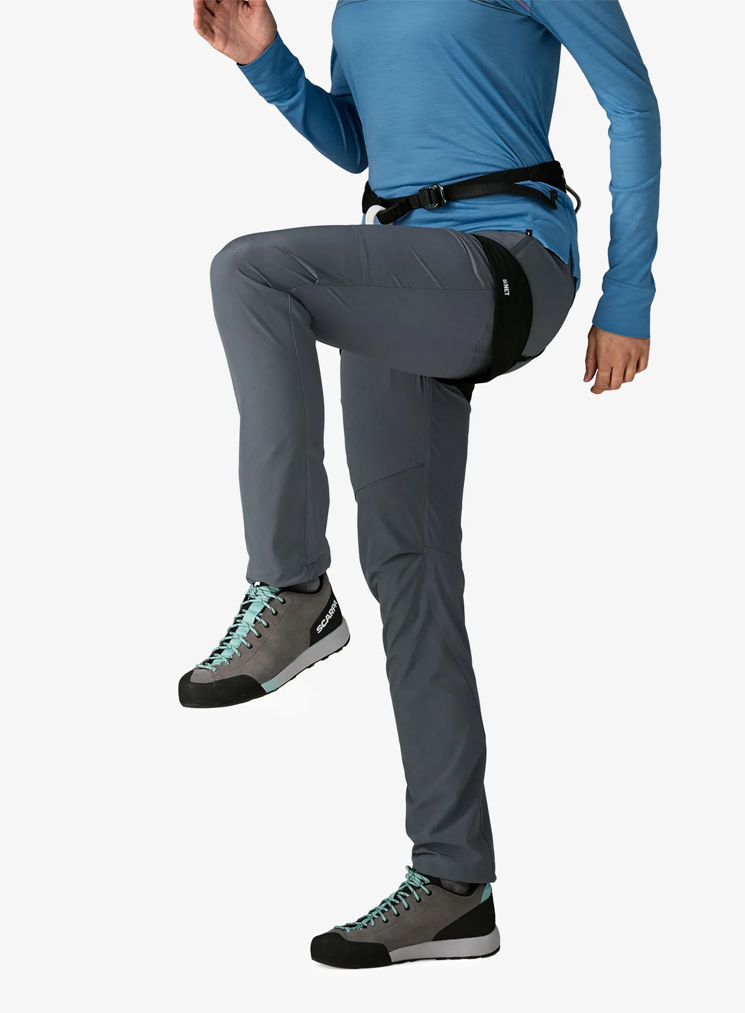 Ženske treking hlače Patagonia Terravia Alpine Pants - smolder blue