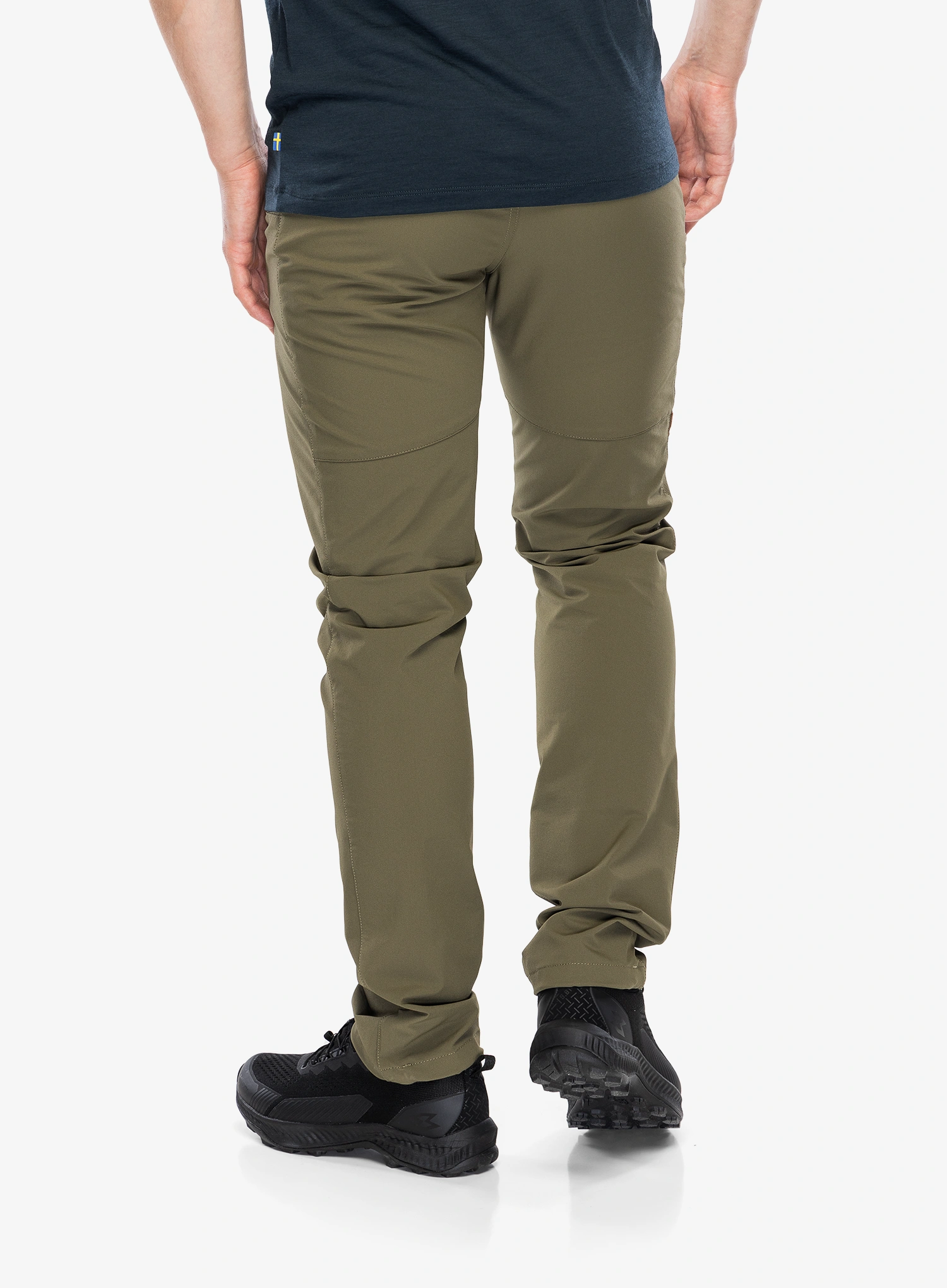 Pohodne hlače Fjallraven Abisko Trail Stretch Trousers - laurel green