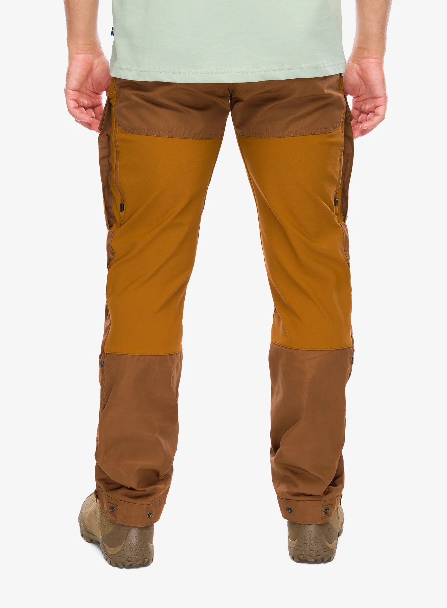 Pohodne hlače Fjallraven Keb Trousers - timber brown/chestnut