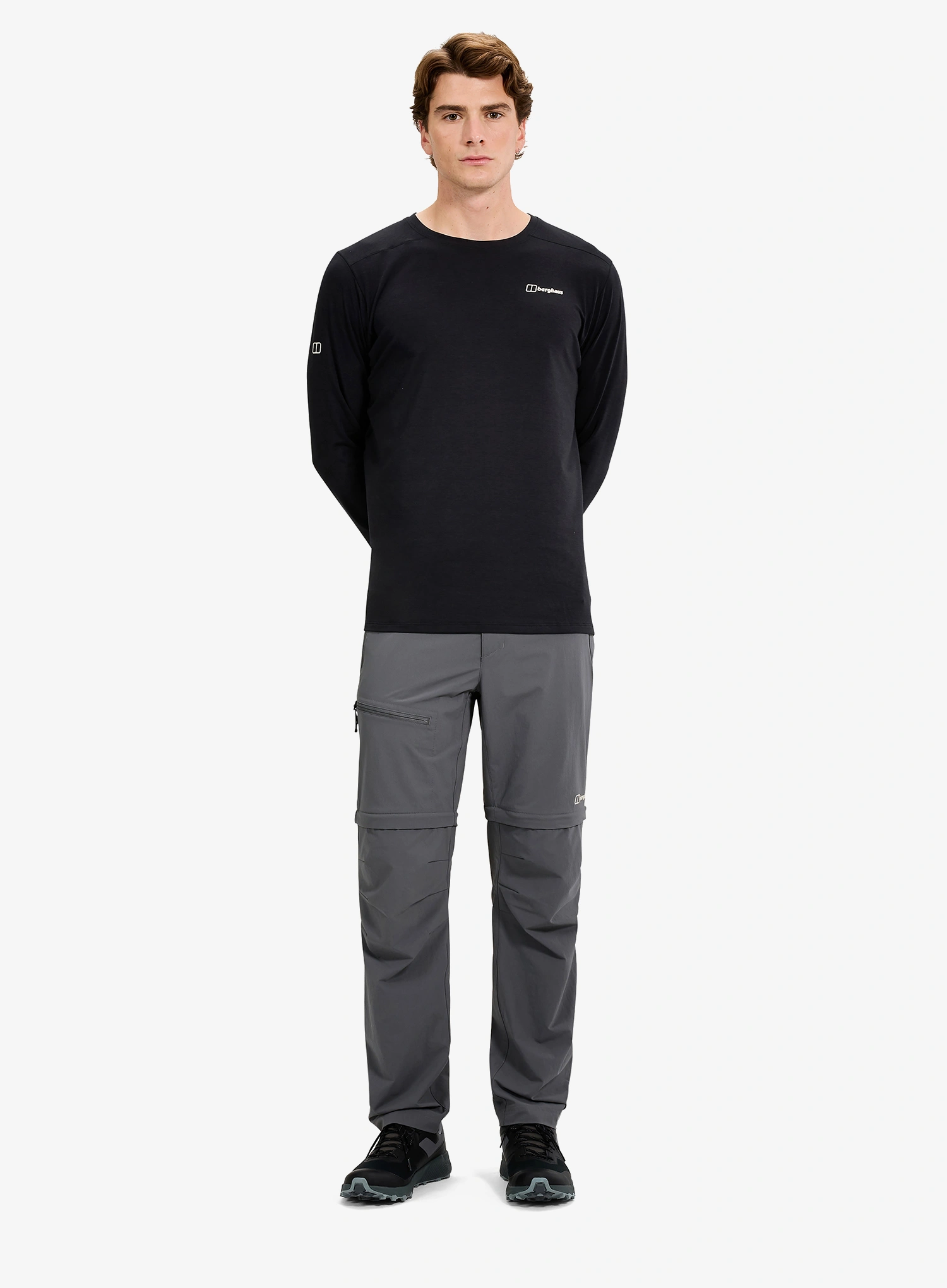 Pohodniške hlače Berghaus Trail Explorer Zip Off Pant - cavern