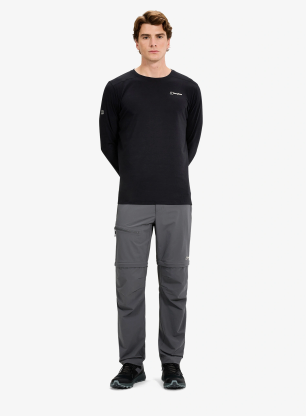 Pohodniške hlače Berghaus Trail Explorer Zip Off Pant - cavern