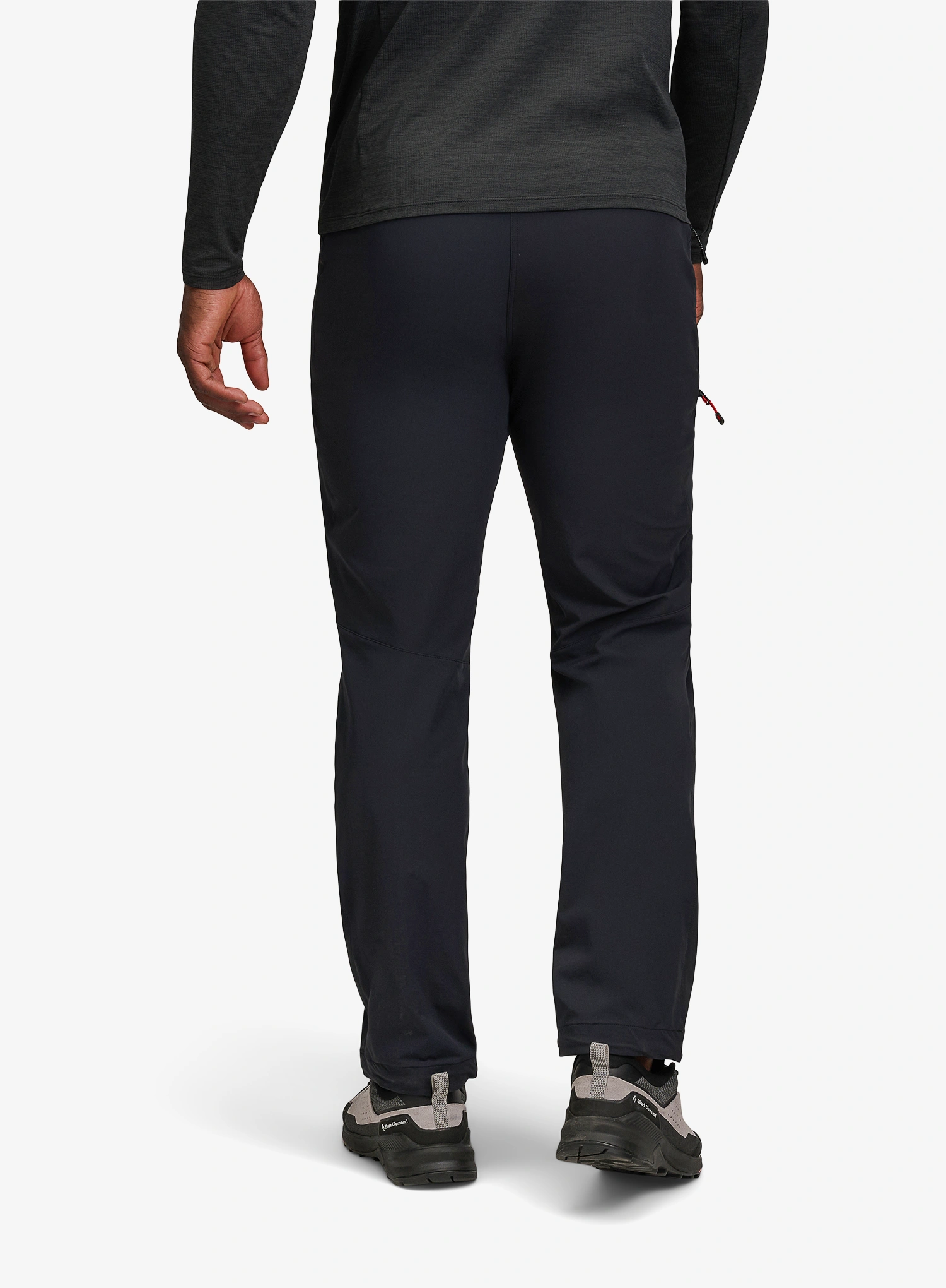 Pohodniške hlače Black Diamond Alpine Pants - black/black