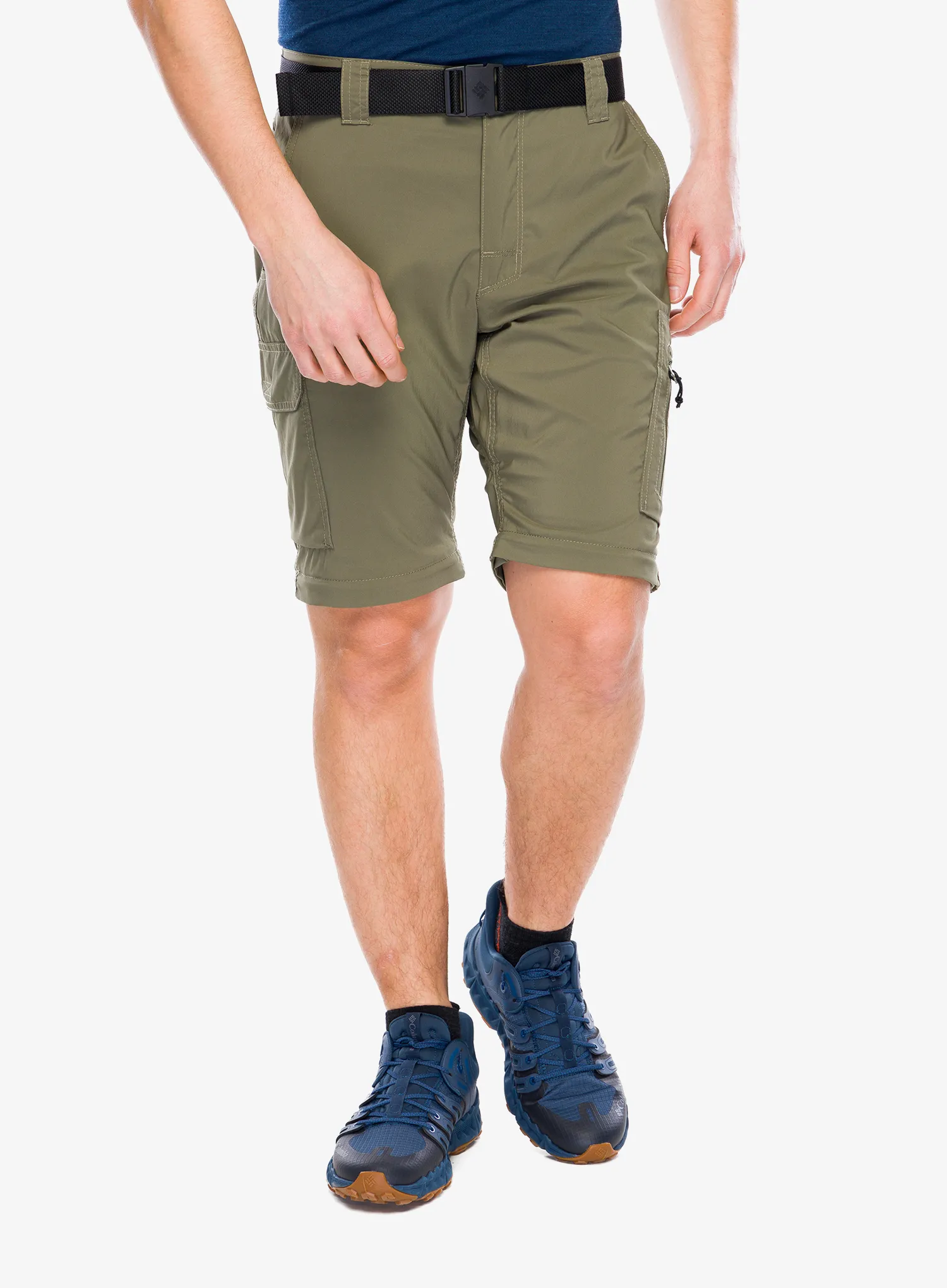 Pohodniške hlače Columbia Silver Ridge Utility Convertible Pant - stone green
