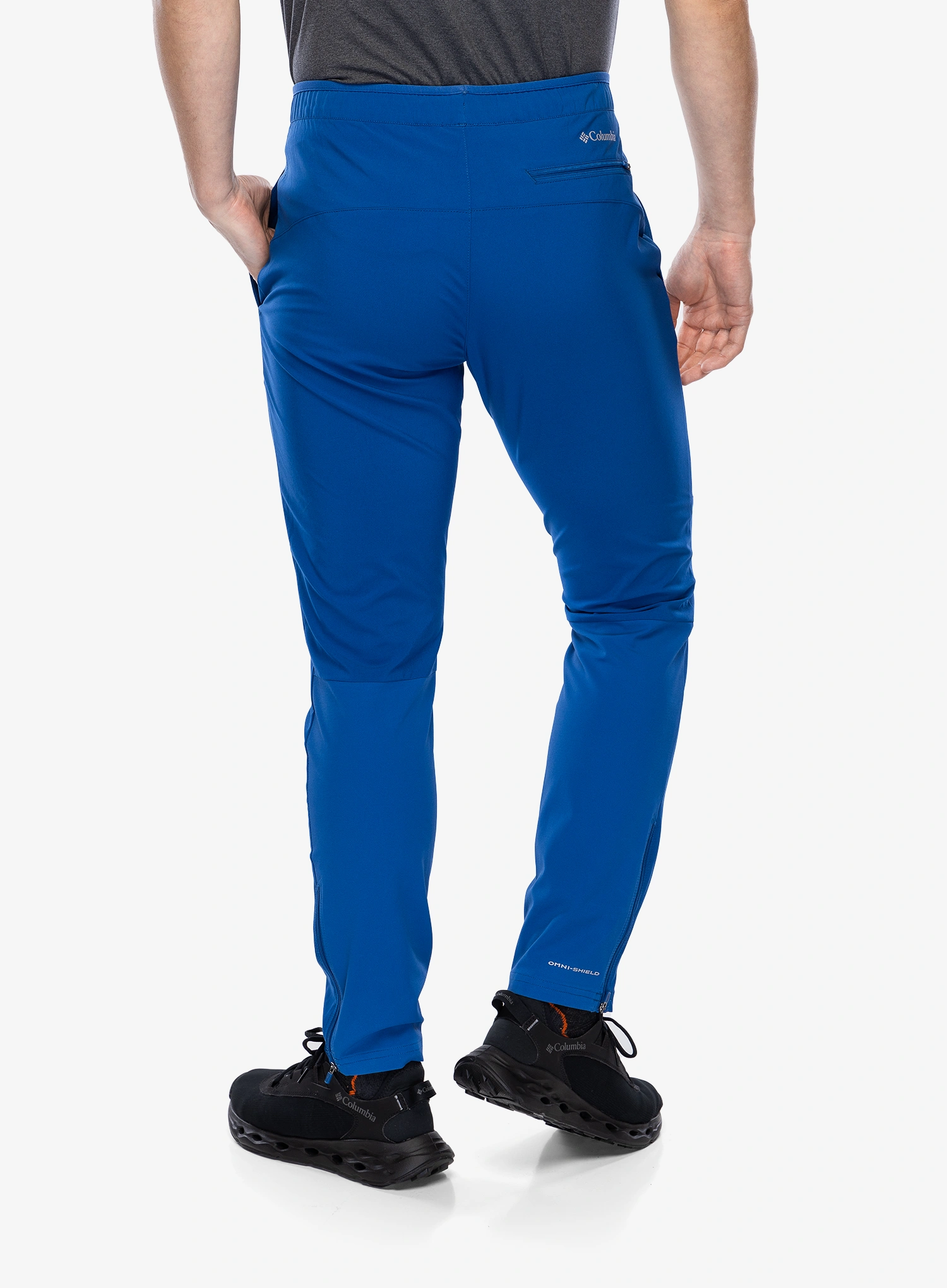 Pohodniške hlače Columbia Three Pitch Pant - mountain blue