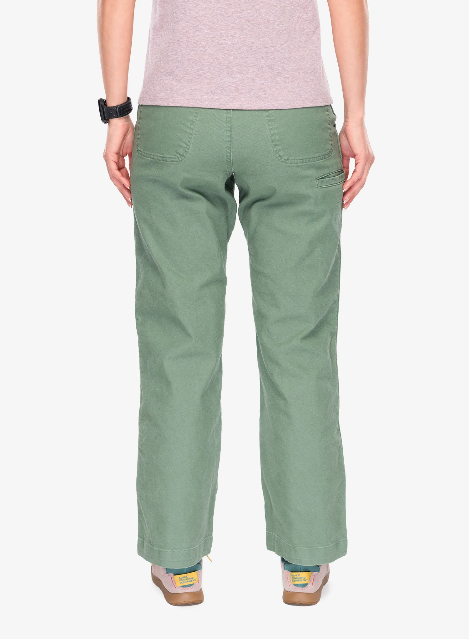 Ženske pohodniške hlače Black Diamond Dogma Pants - laurel green