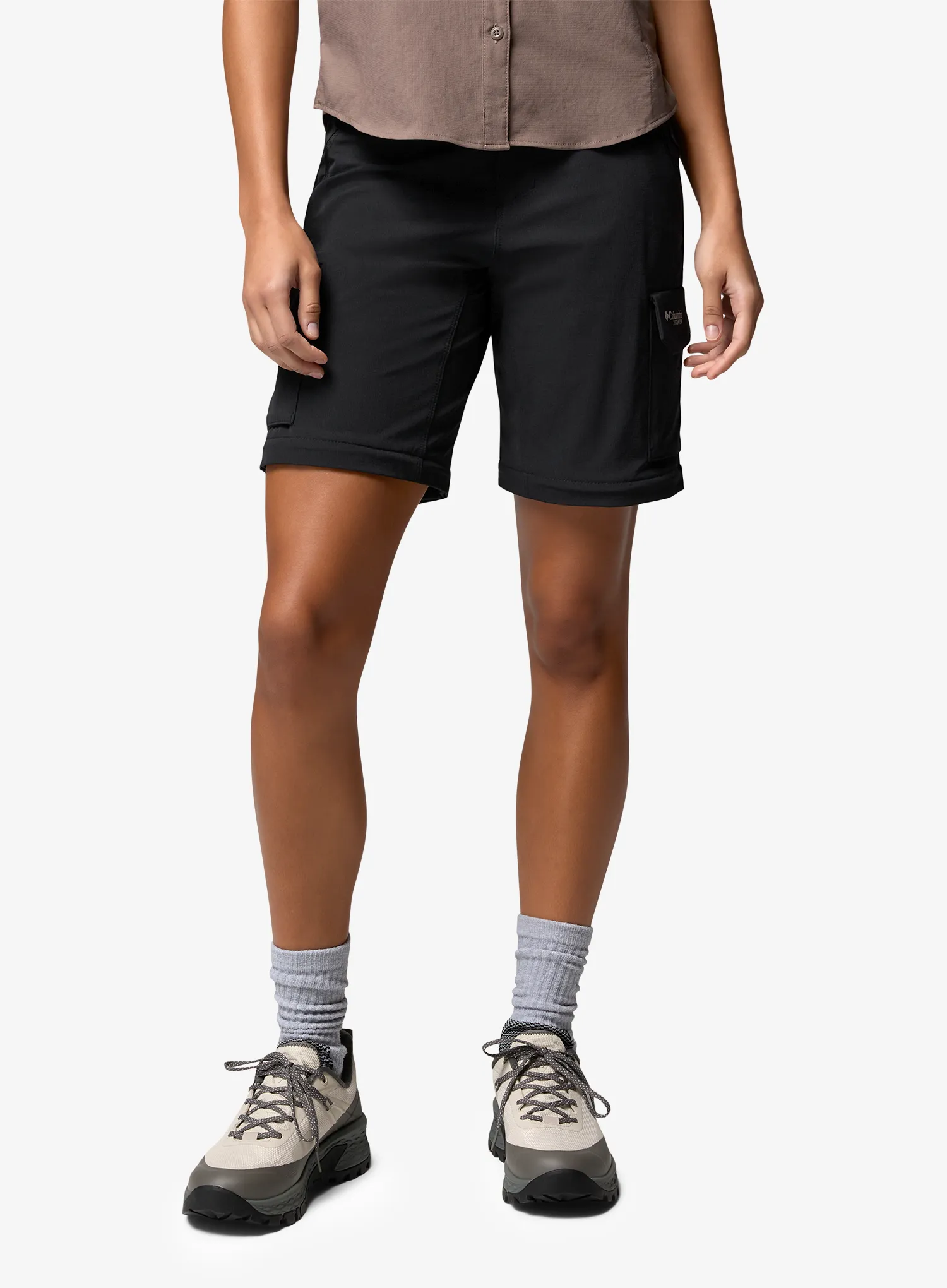 Ženske pohodniške hlače Columbia Silver Ridge Elite Convertible Pant - black