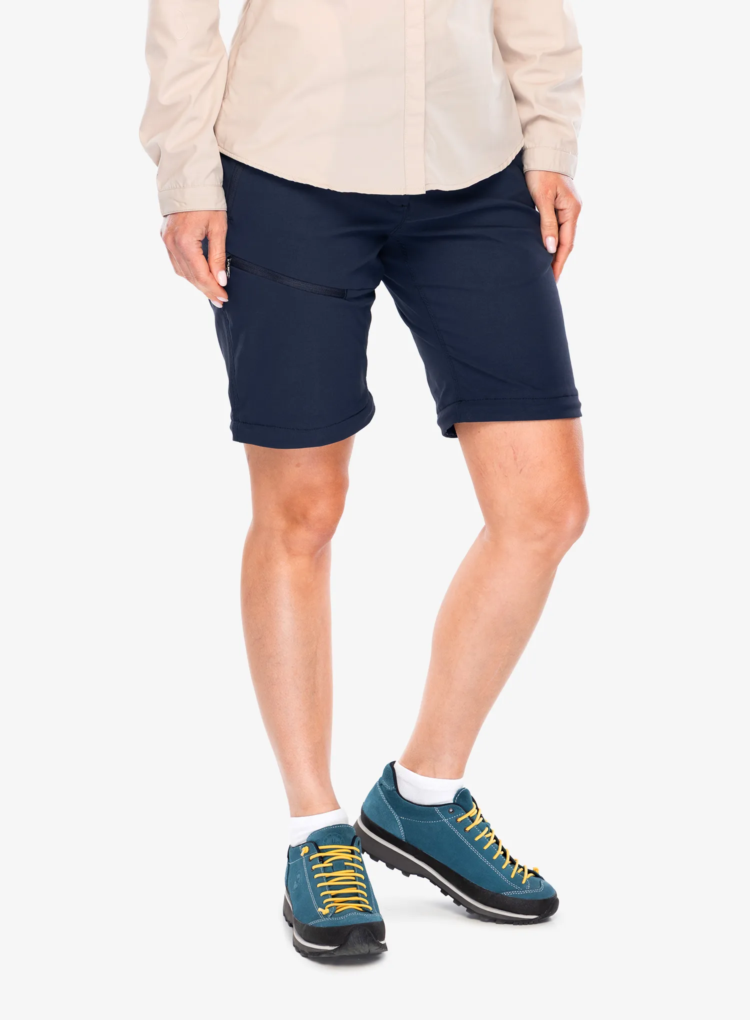 Ženske pohodniške hlače Craghoppers NosiLife Pro Convertible Trouser III - blue navy