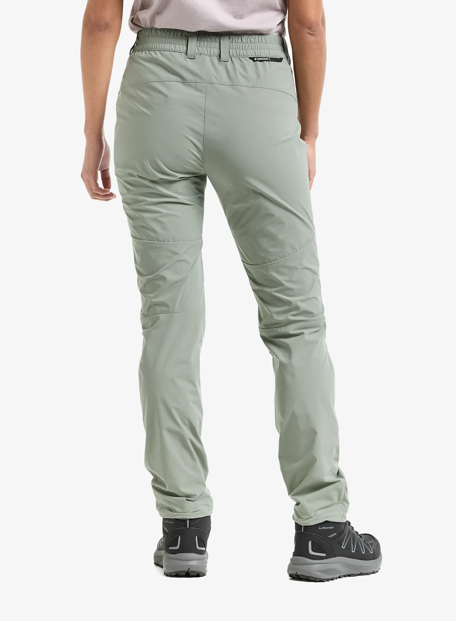 Ženske pohodniške hlače Didriksons Juna Pants - wilted leaf