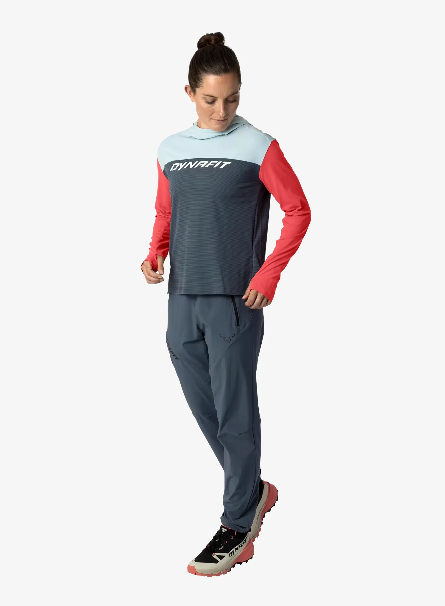 Ženske pohodniške hlače Dynafit Traverse DST Pants - cinder/cinder