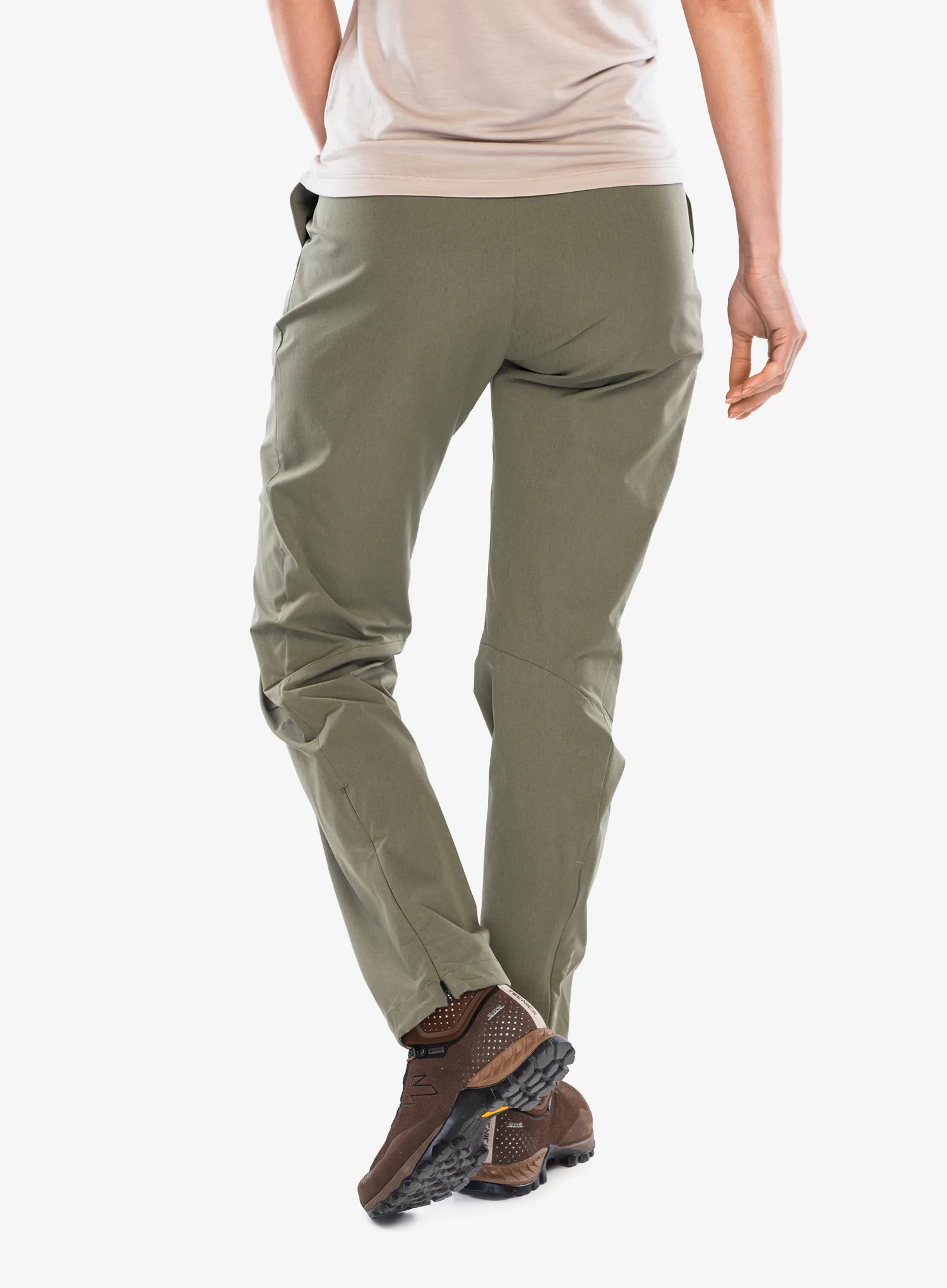 Ženske pohodniške hlače Houdini Go Pants - sage green