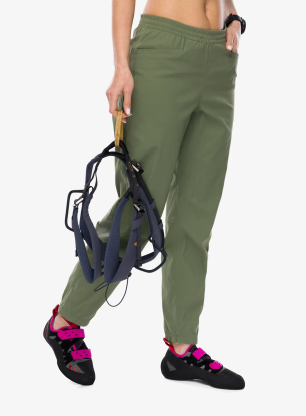 Ženske pohodniške hlače La Sportiva Gambit Pant - cypress/cypress