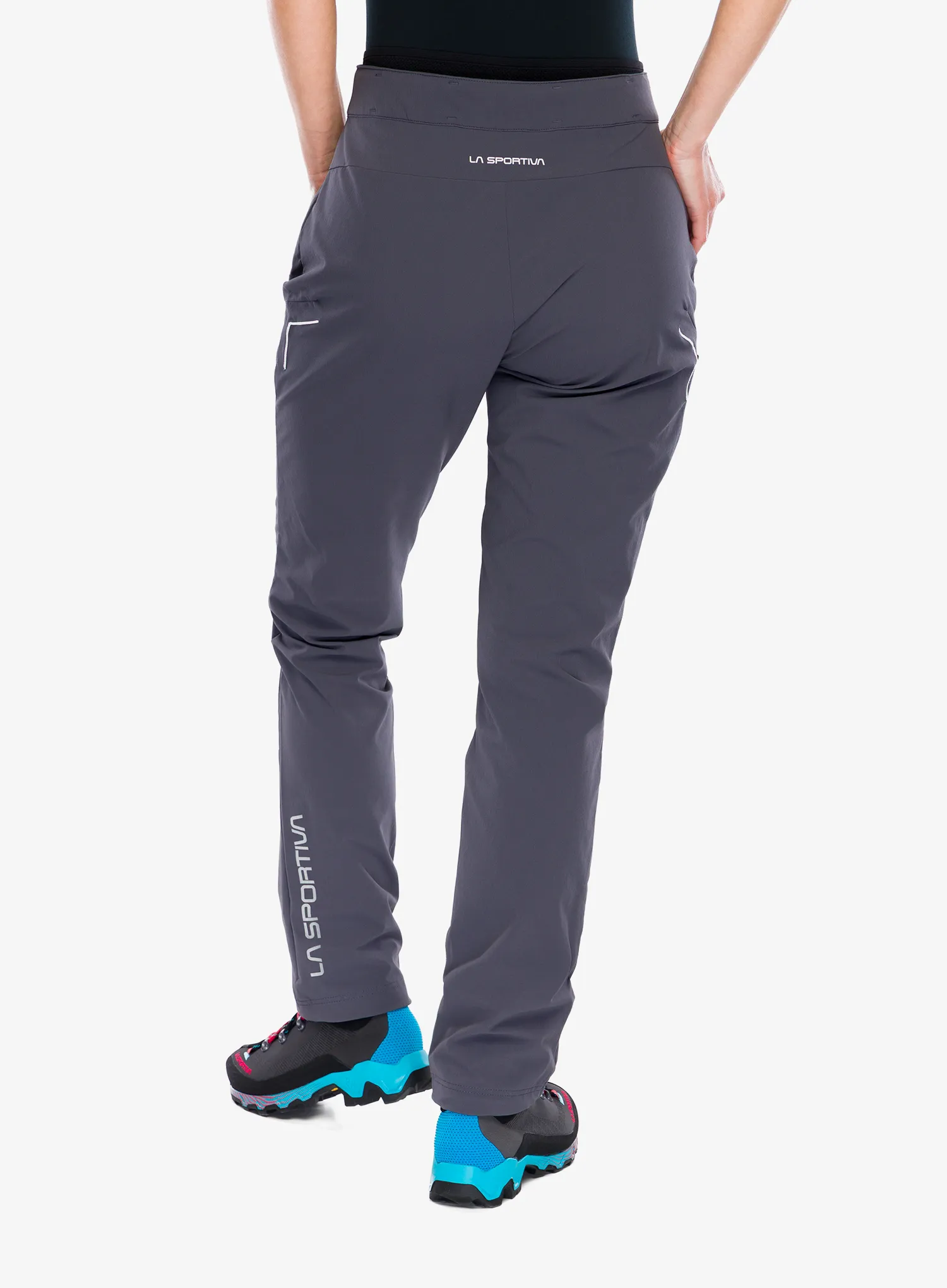 Ženske pohodniške hlače La Sportiva West Crest Pants - onyx/chalk