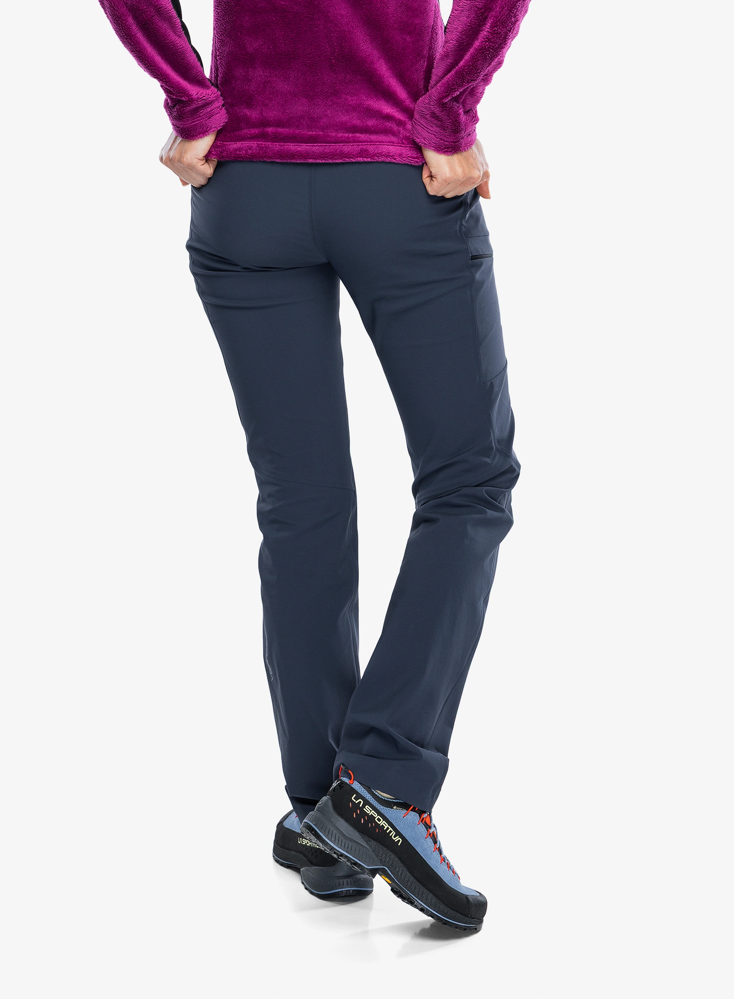 Ženske pohodniške hlače Montura Vertigo Bright Pants - graphite blue/turquoise