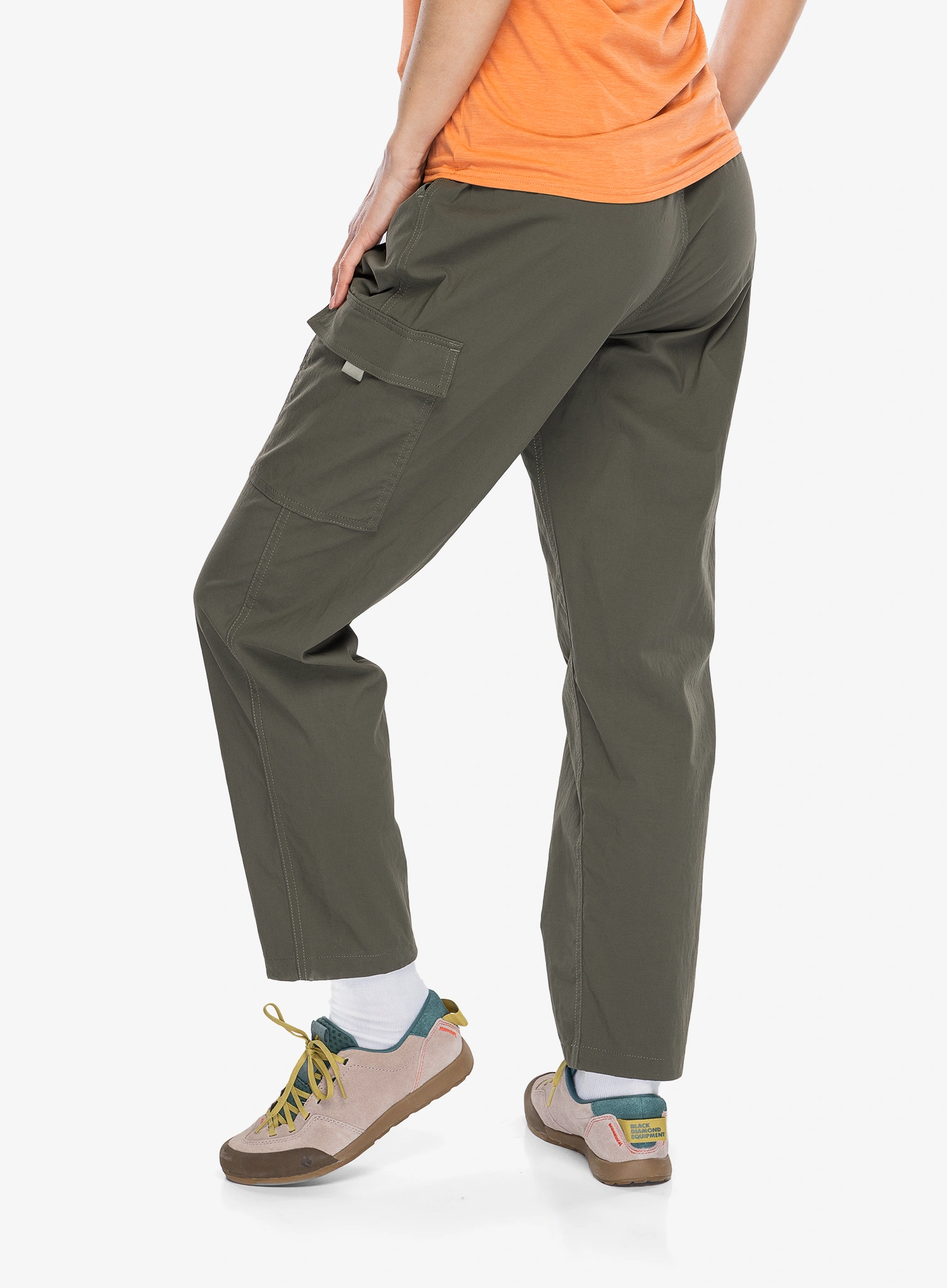 Ženske pohodniške hlače Patagonia Outdoor Everyday Cargo Pants - basin green