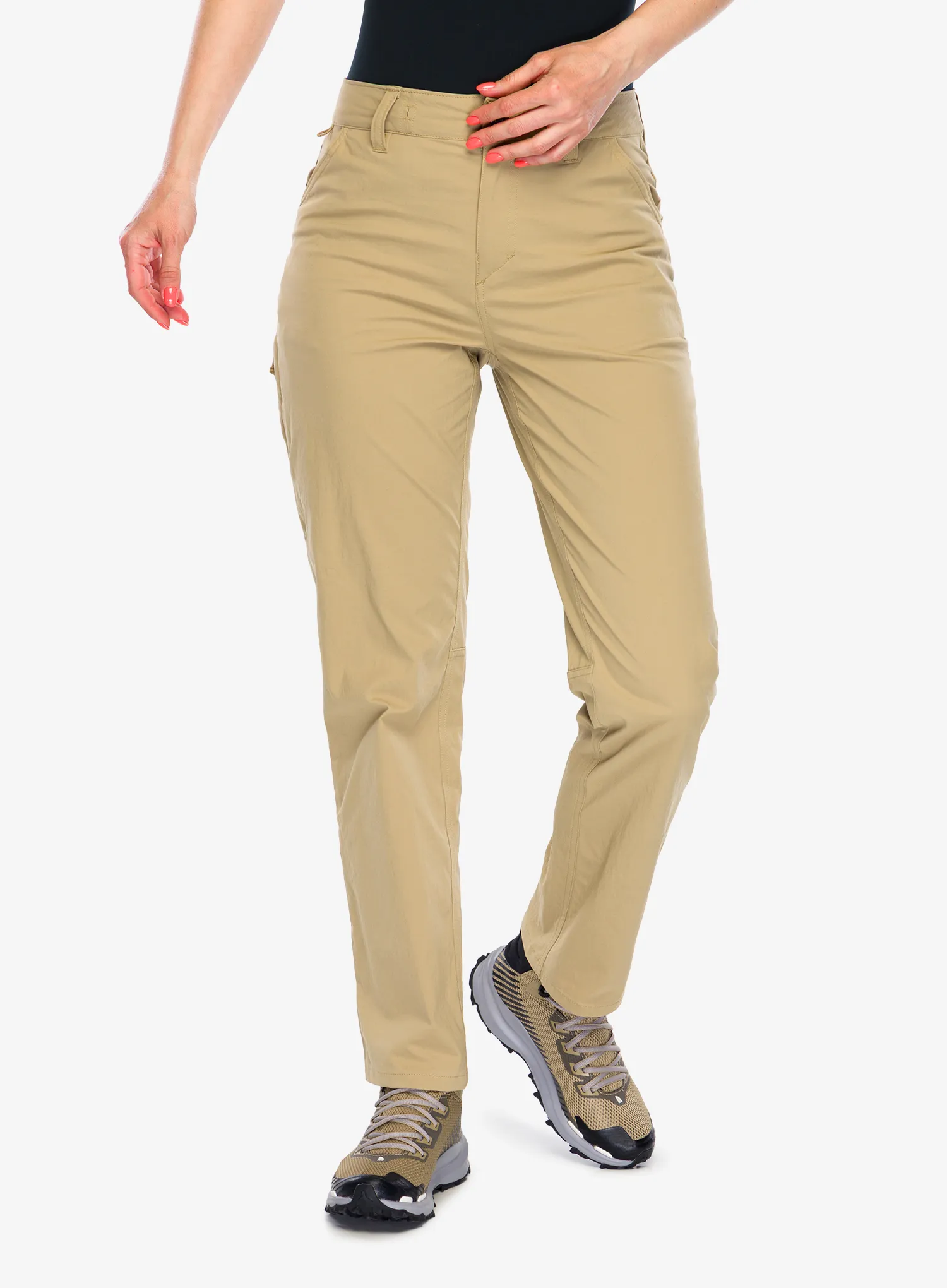 Ženske pohodniške hlače Patagonia Quandary Pants - classic tan