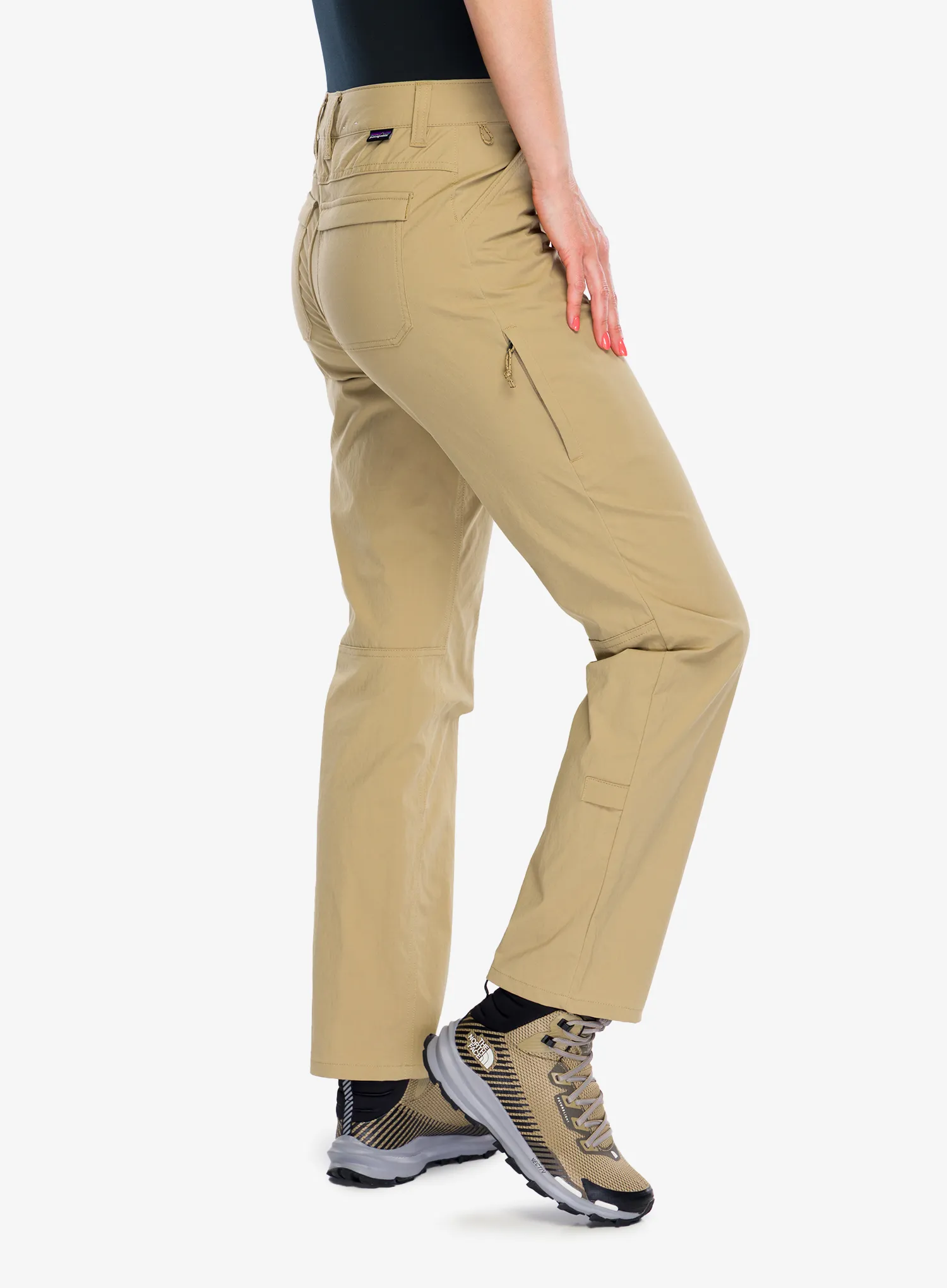 Ženske pohodniške hlače Patagonia Quandary Pants - classic tan