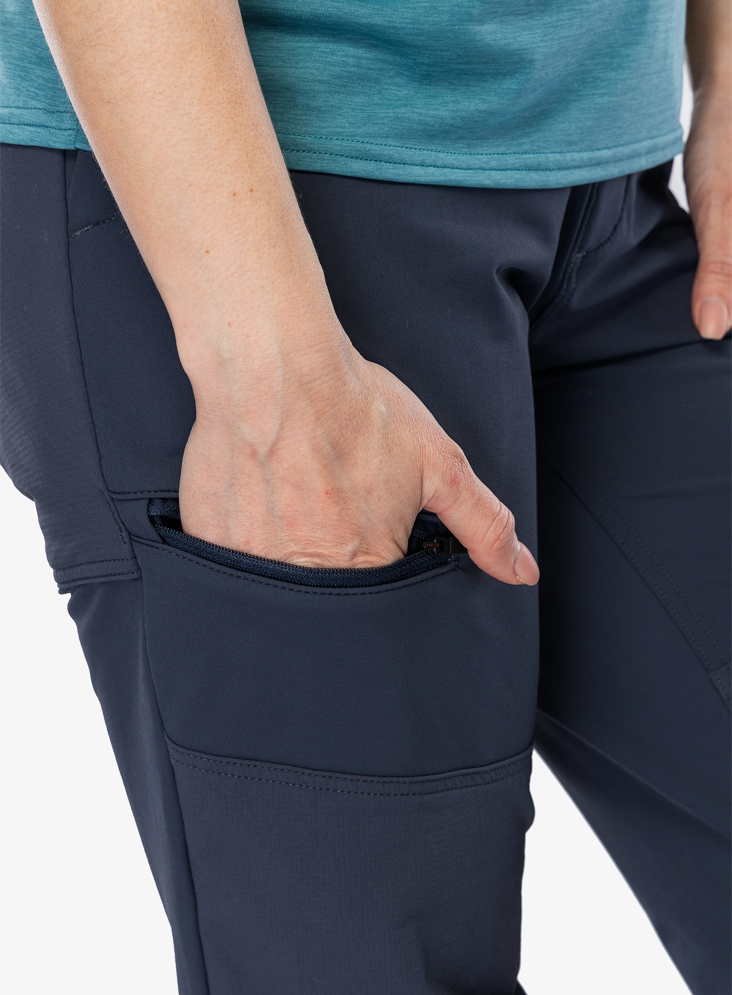 Ženske treking hlače Patagonia Terravia Peak Pants - smolder blue