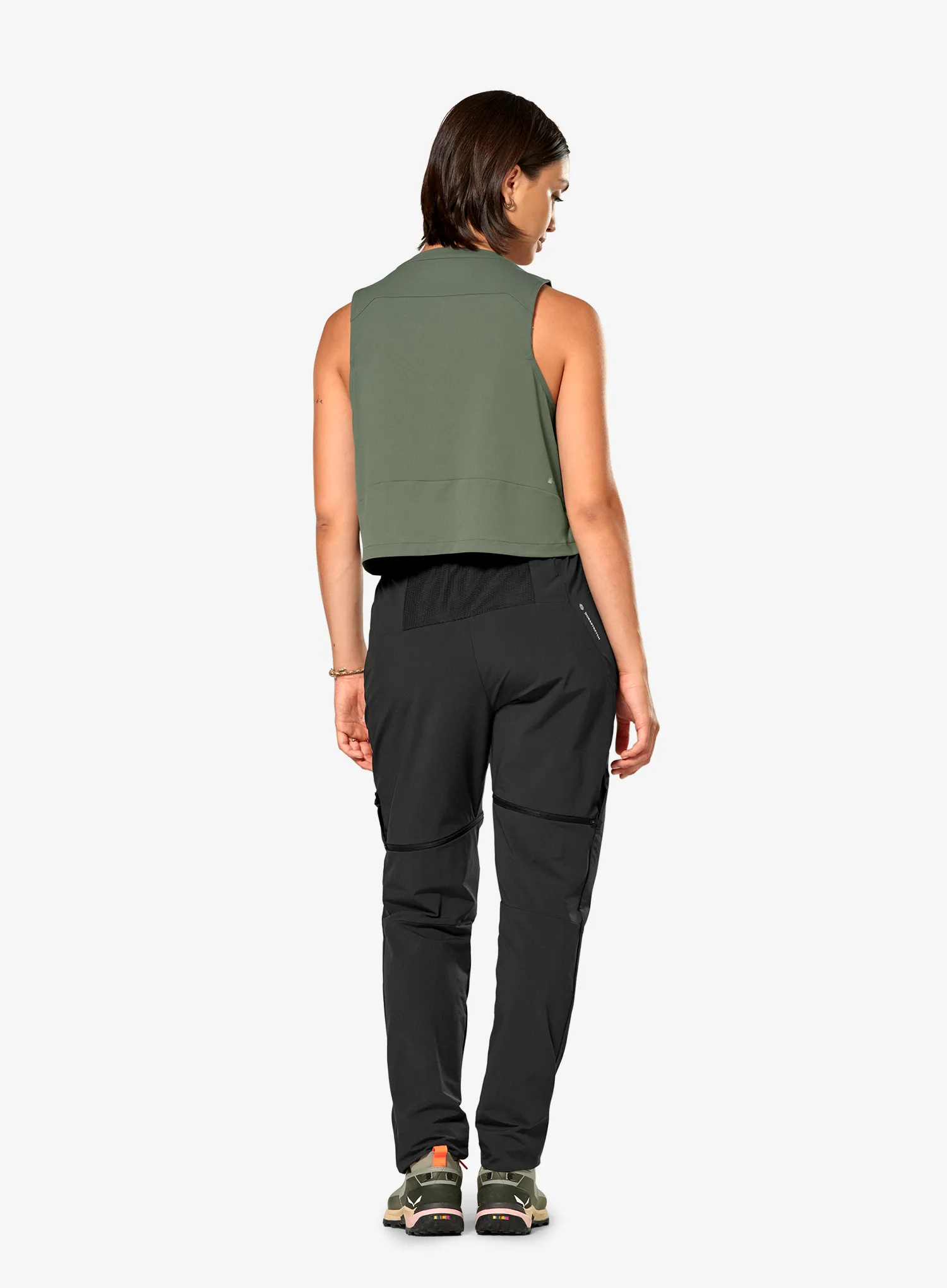Ženske pohodniške hlače Salewa Pedroc 3 Dst 2in1 Pant - black out