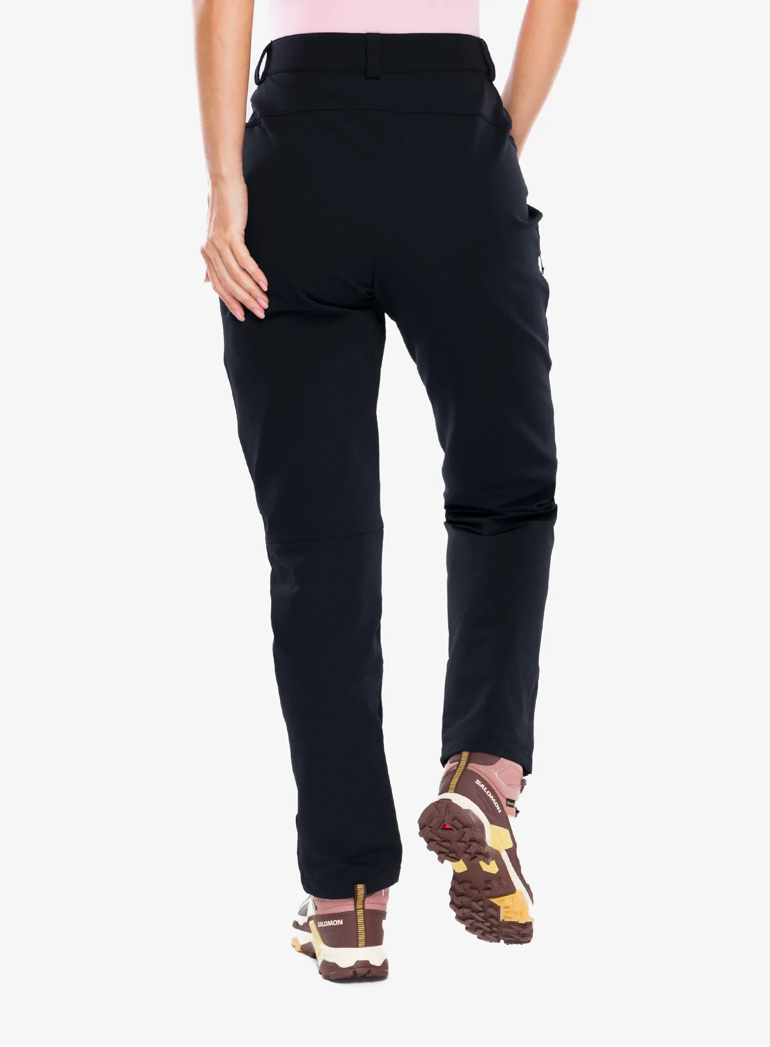 Ženske pohodniške hlače Salomon Wayfarer Warm Pant - deep black