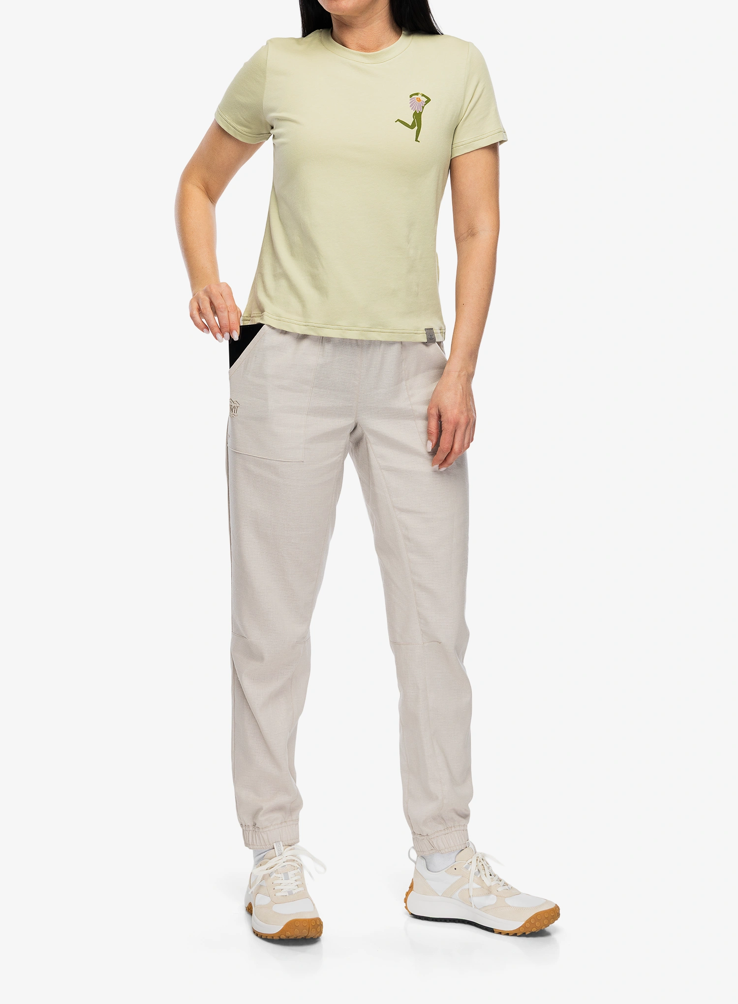Ženske pohodniške hlače Turbat Lama Pants - moonbeam beige