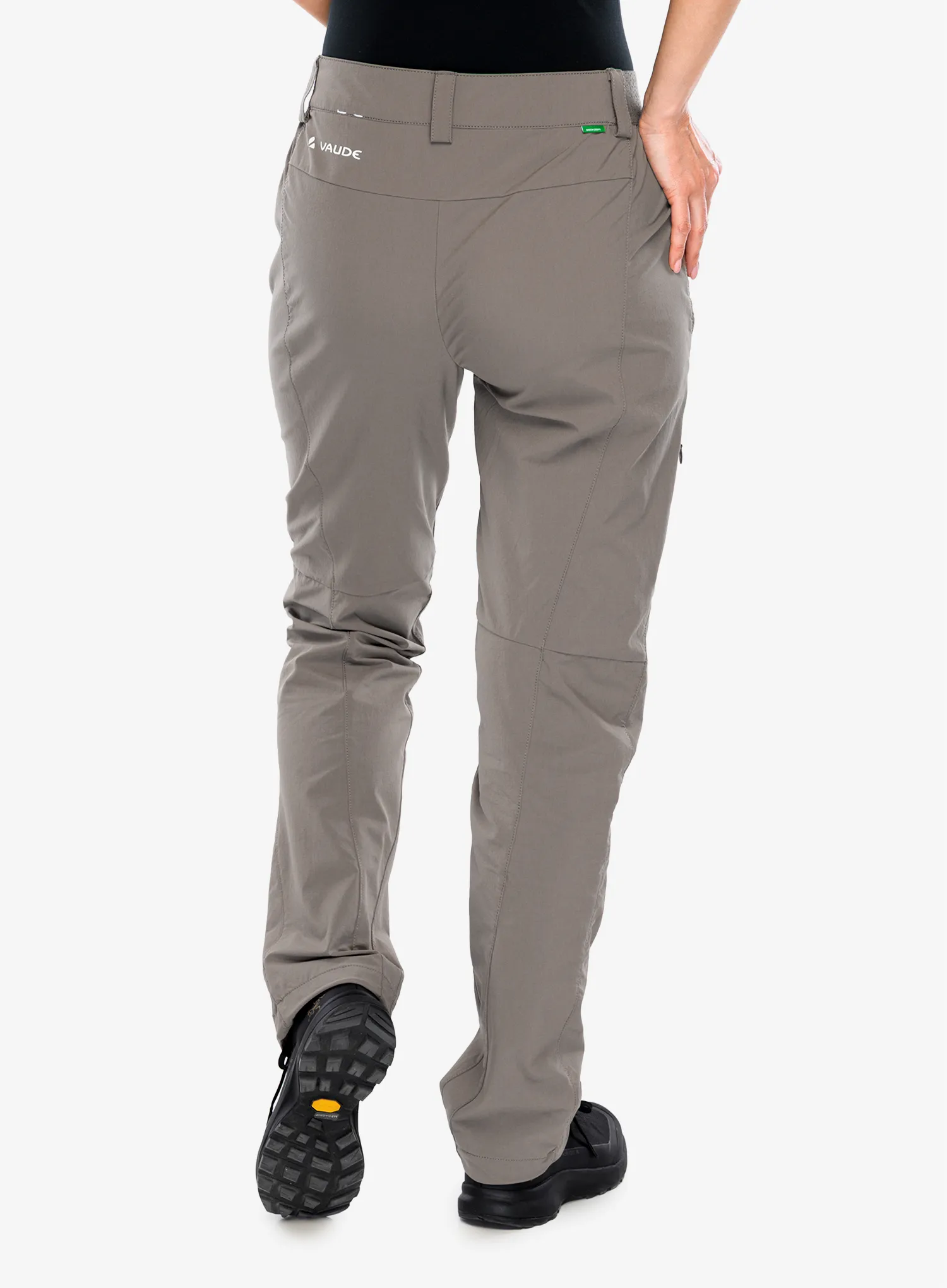 Ženske pohodniške hlače Vaude Farley Stretch Pants III - coconut