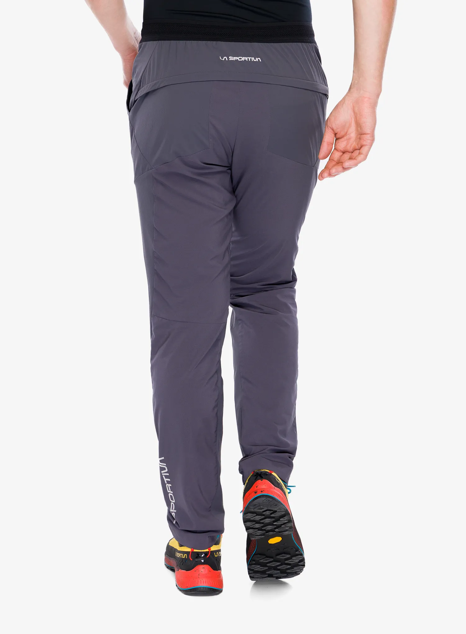 Pohodniške hlače La Sportiva Trail Guard Pants - onyx/chalk