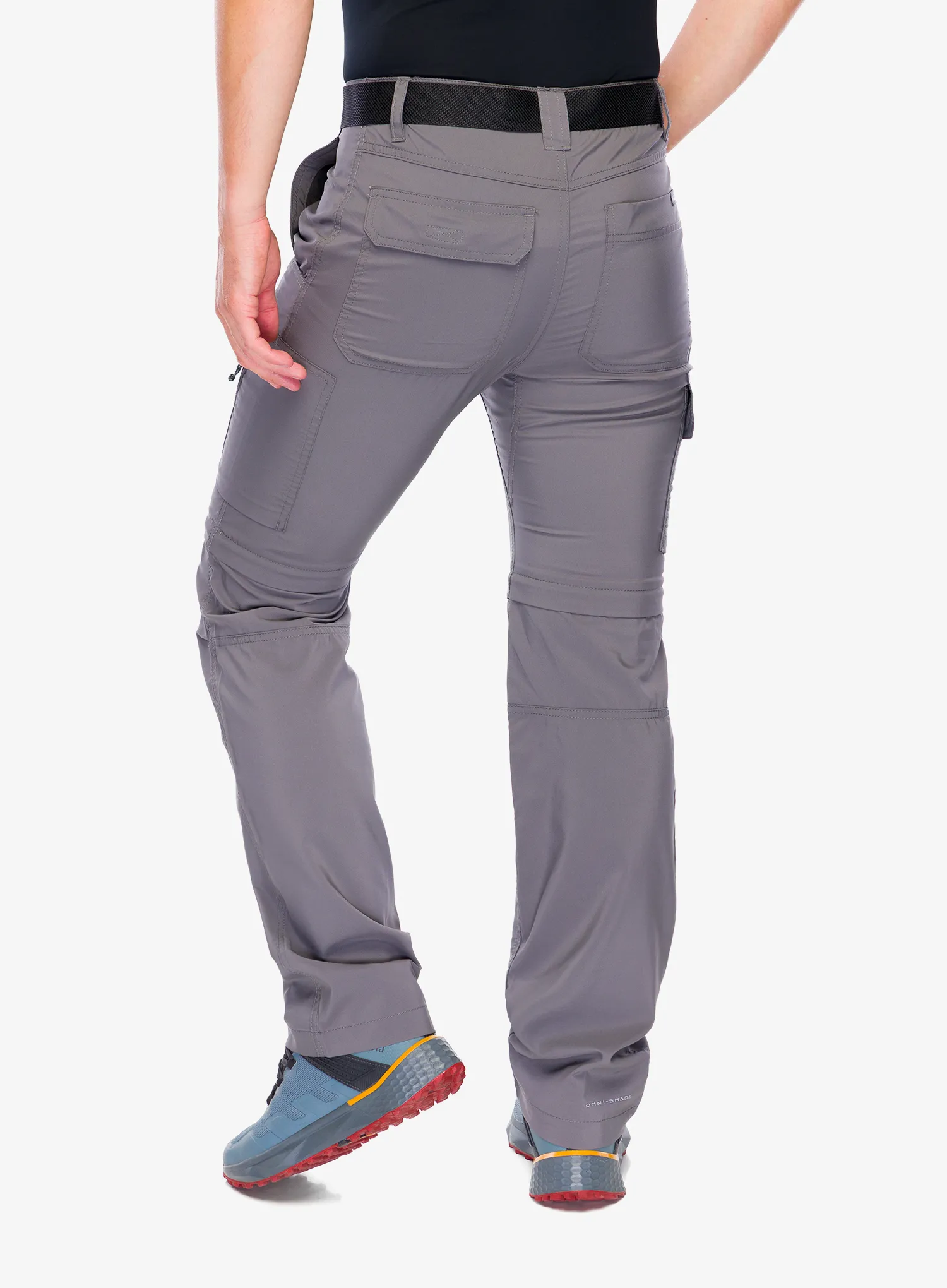 Pohodne hlače Columbia Silver Ridge Utility Convertible Pant - city grey