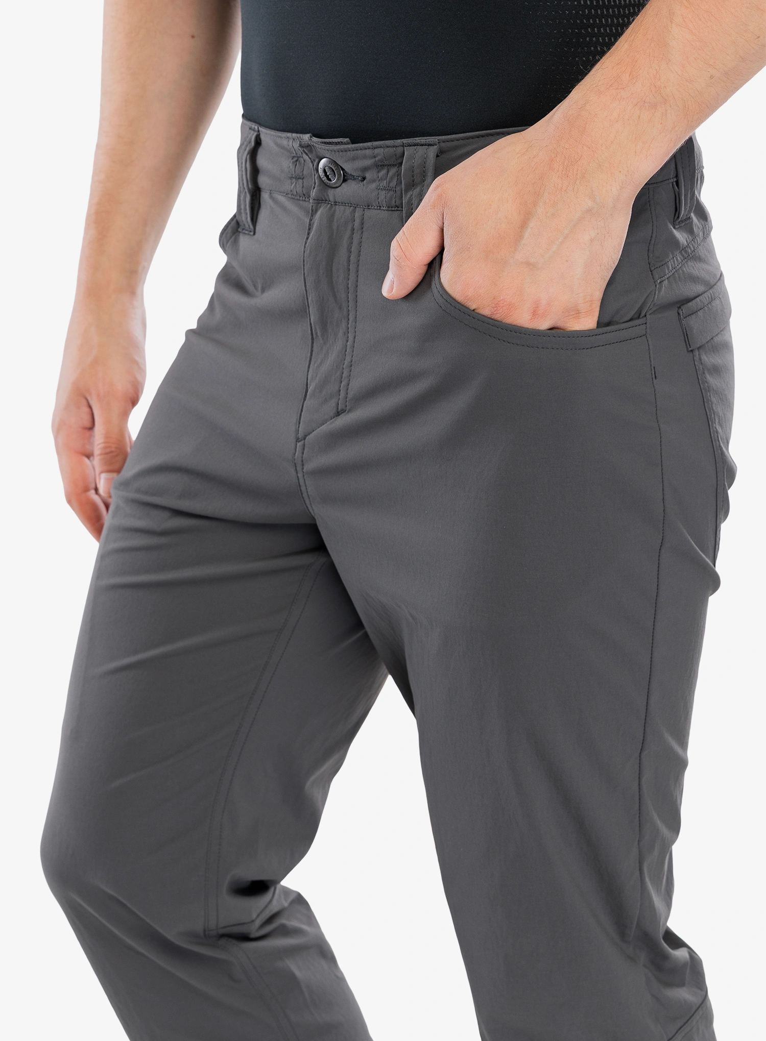 Pohodniške hlače Patagonia Quandary Pants - forge grey