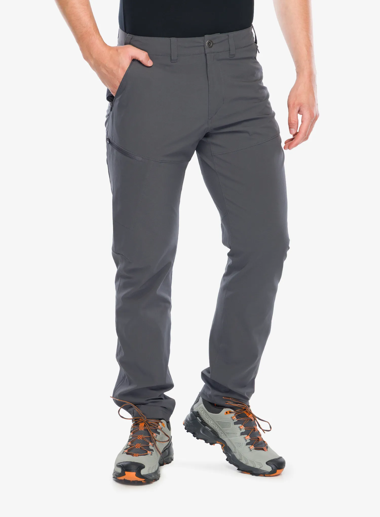 Pohodniške hlače Patagonia Terravia Trail Pants - forge grey