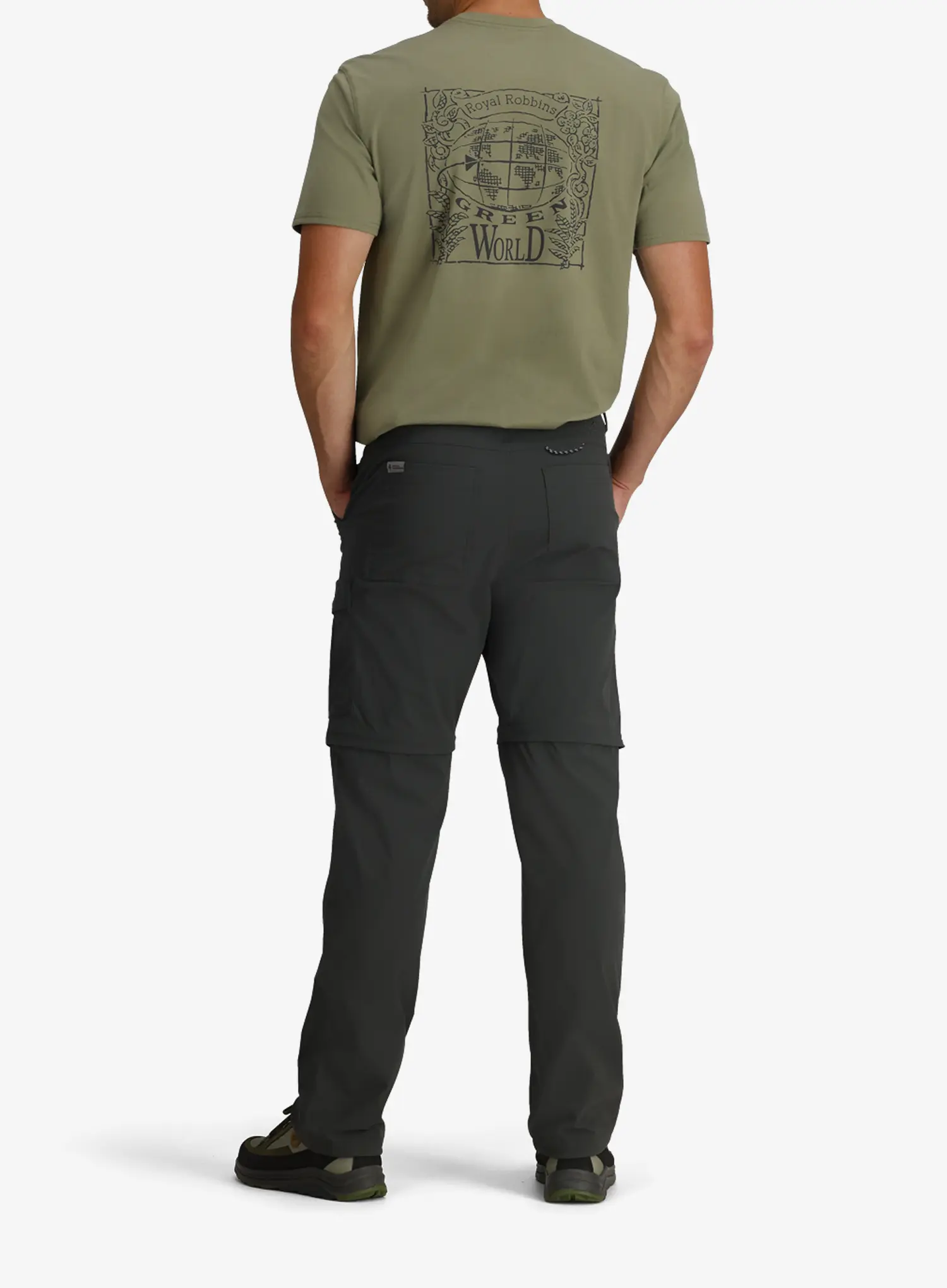 Pohodniške hlače Royal Robbins Wilder Zip-Off Pant - charcoal